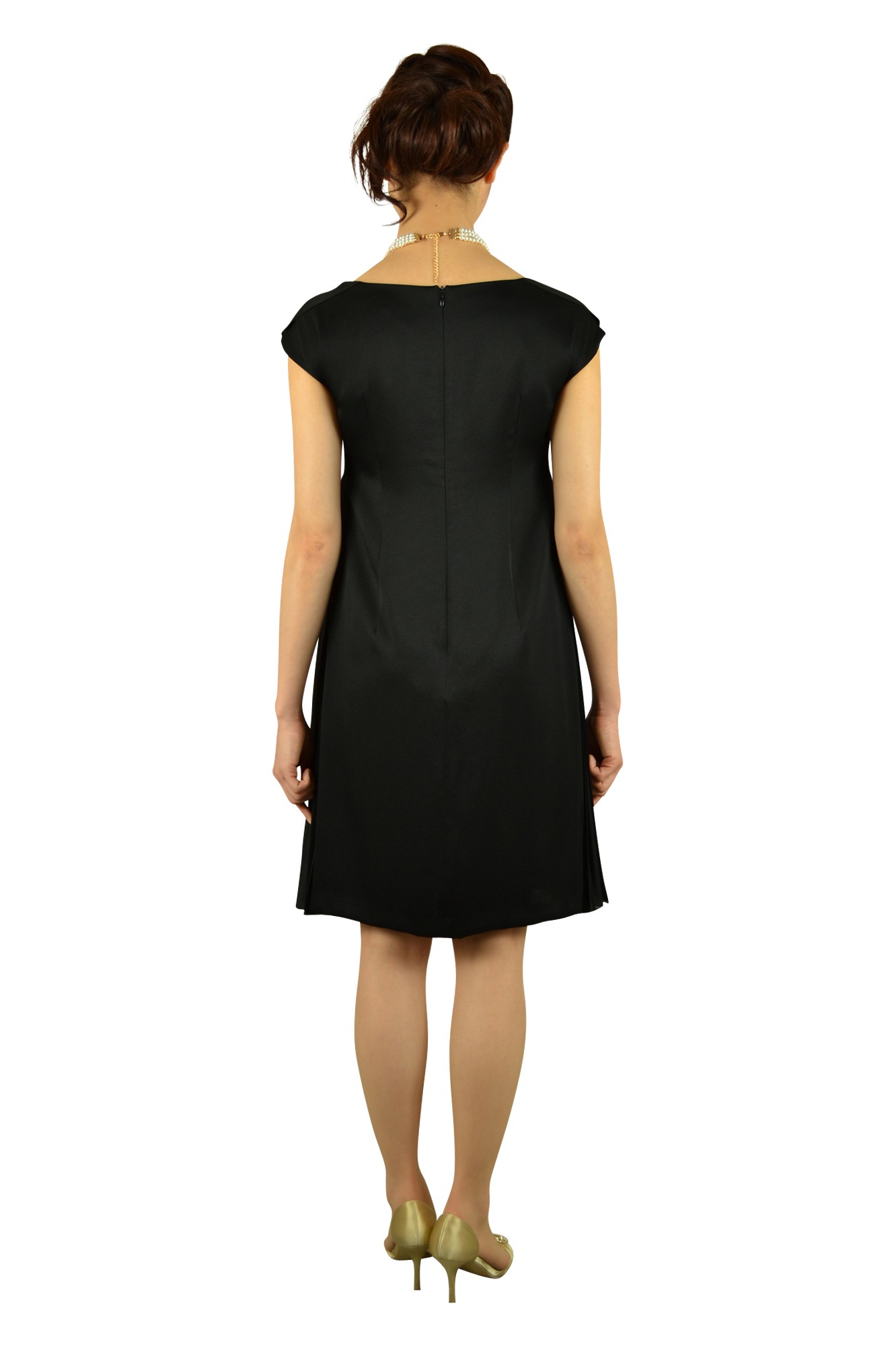 シンプルブラックドレスセット