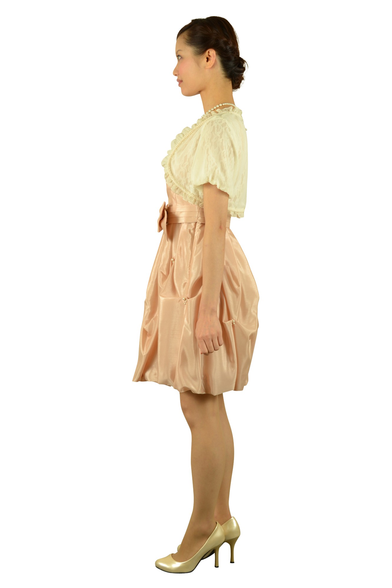 ふんわりキュートピンクドレスセット