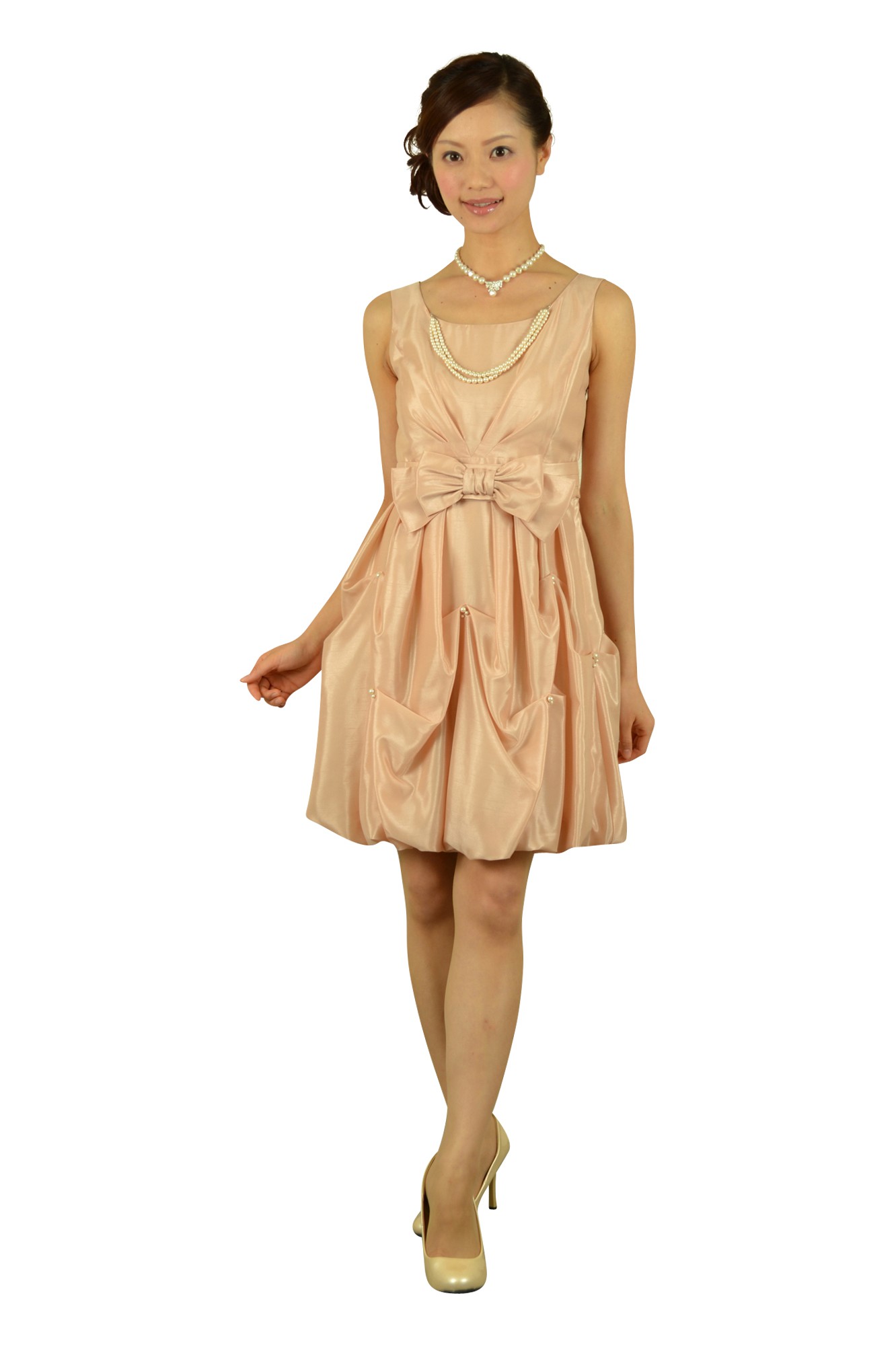 ふんわりキュートピンクドレスセット