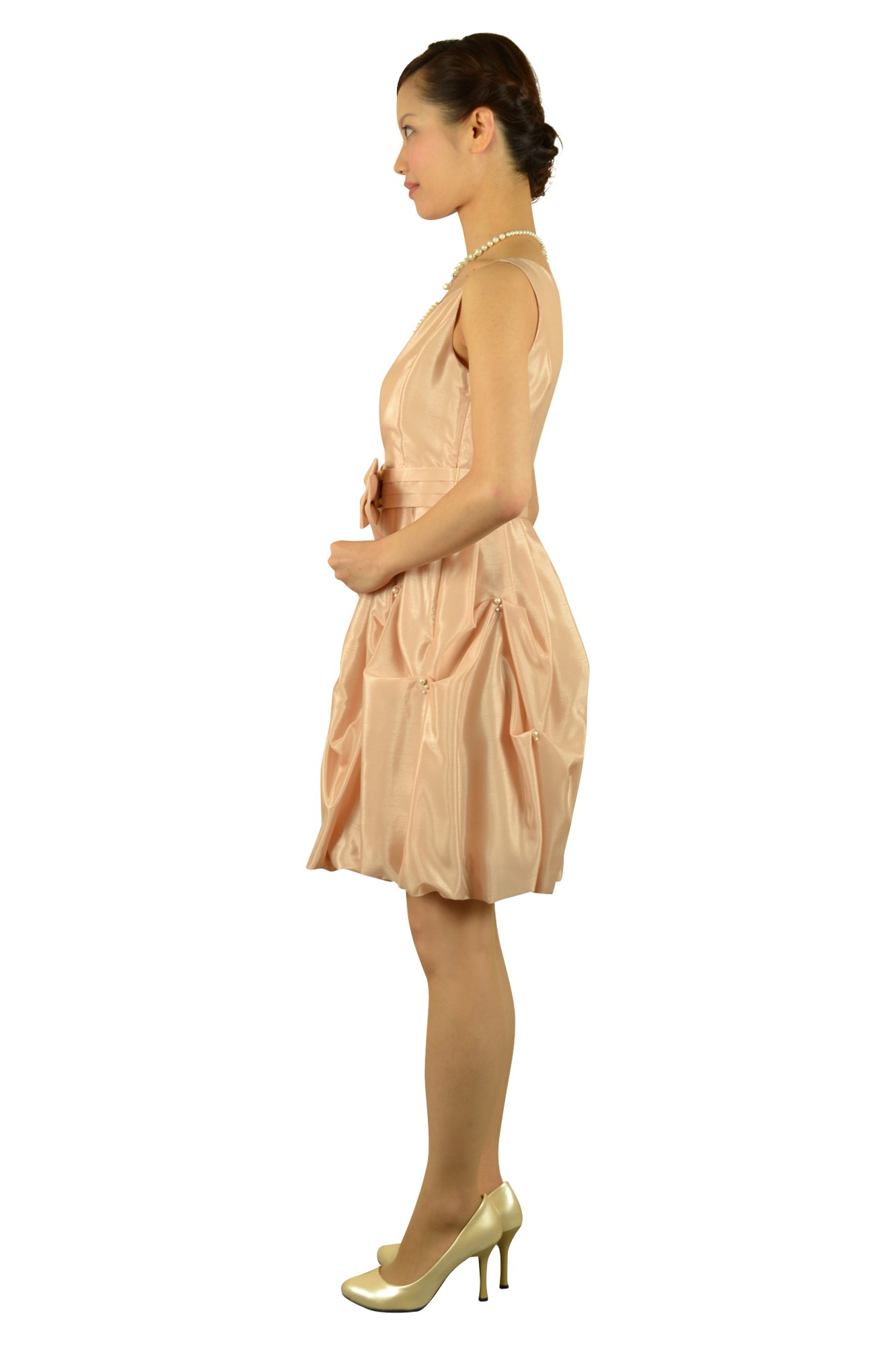 ふんわりキュートピンクドレスセット