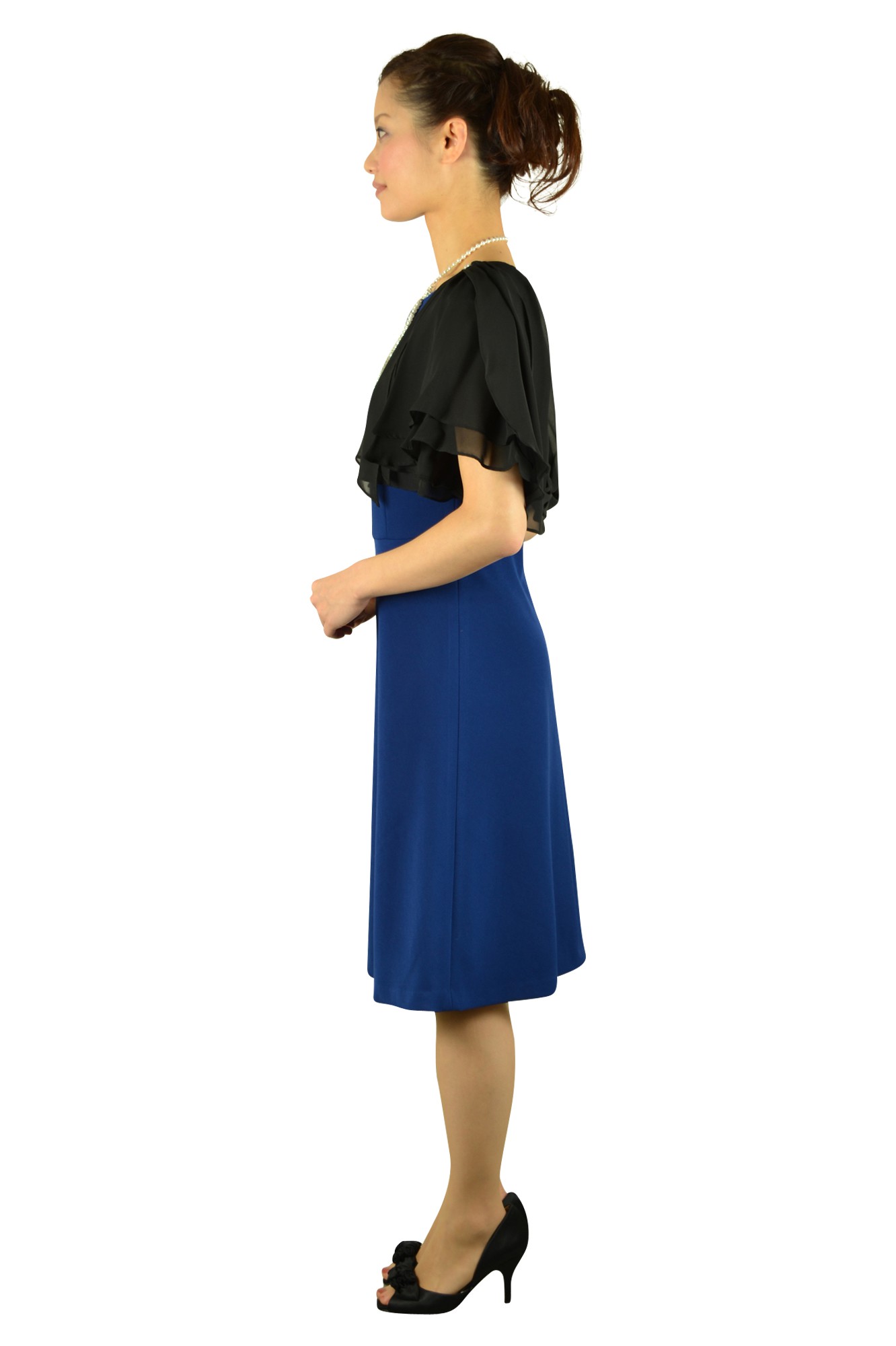 上質ブルーミディドレスセット