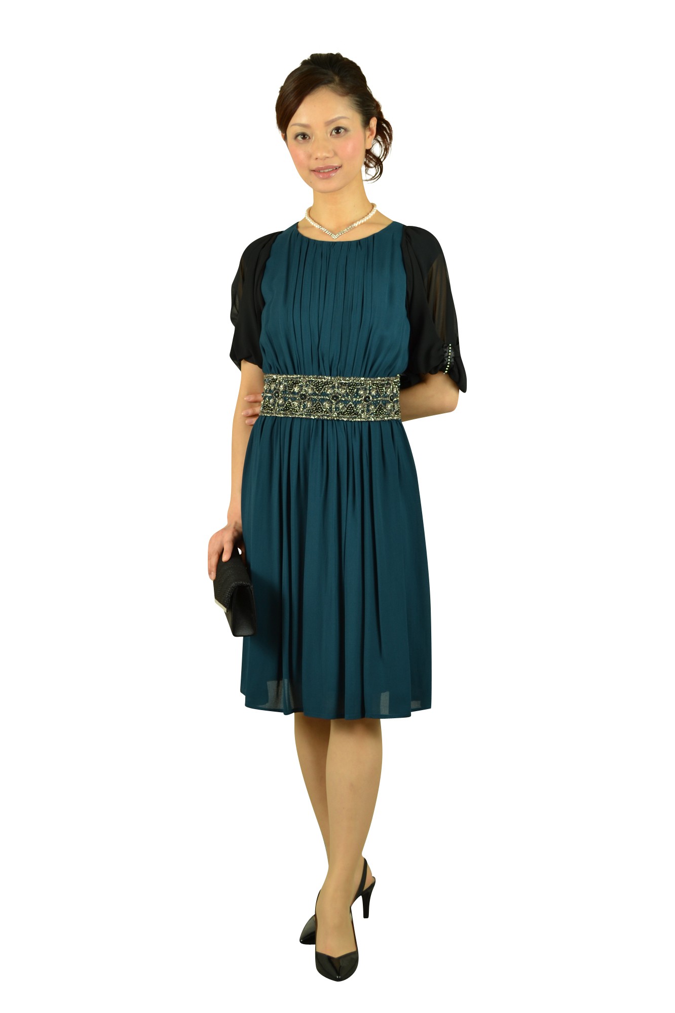 シンプルエレガントブラックバッグ