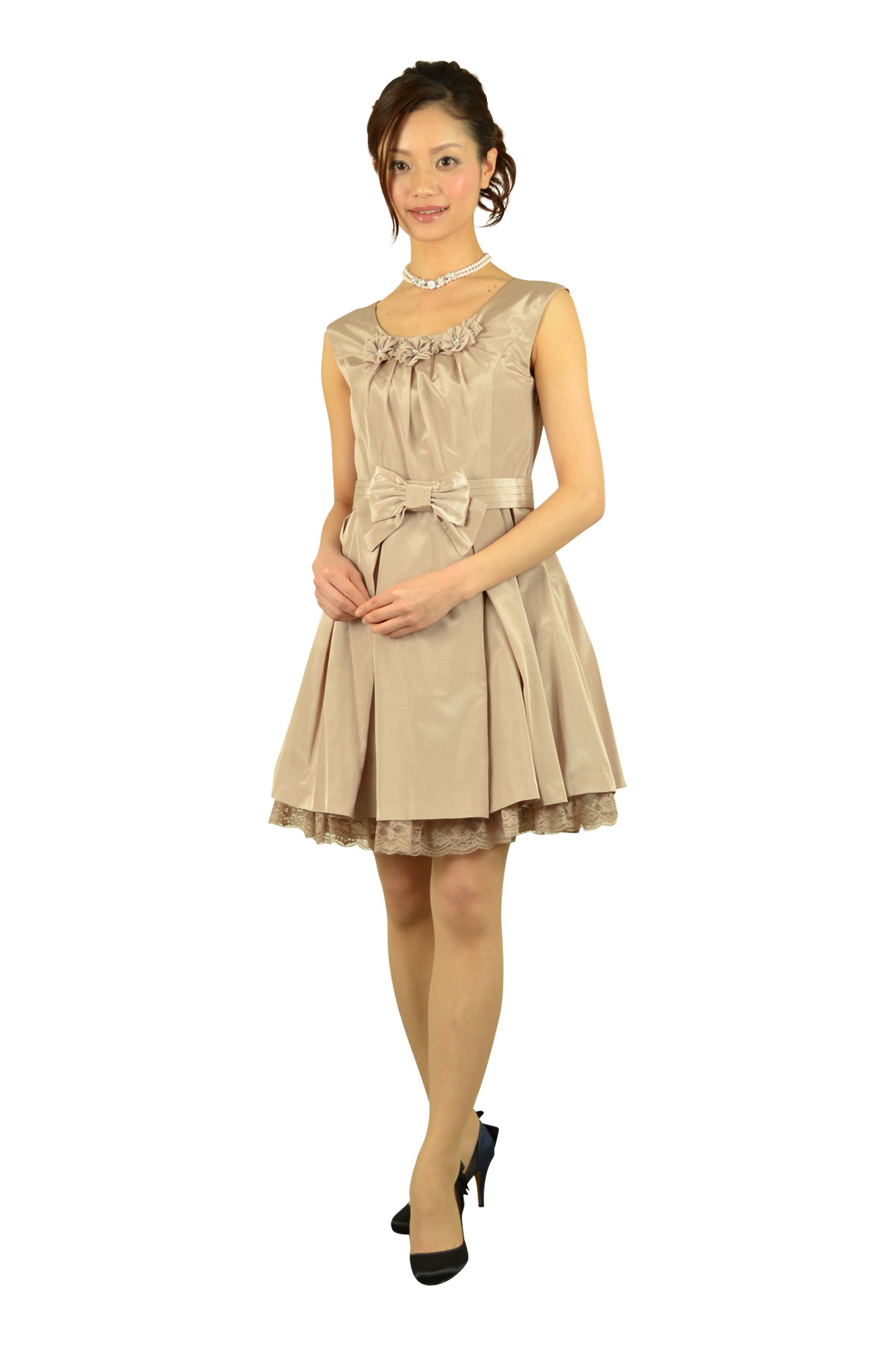 愛されフィットアンドフレアドレスセット