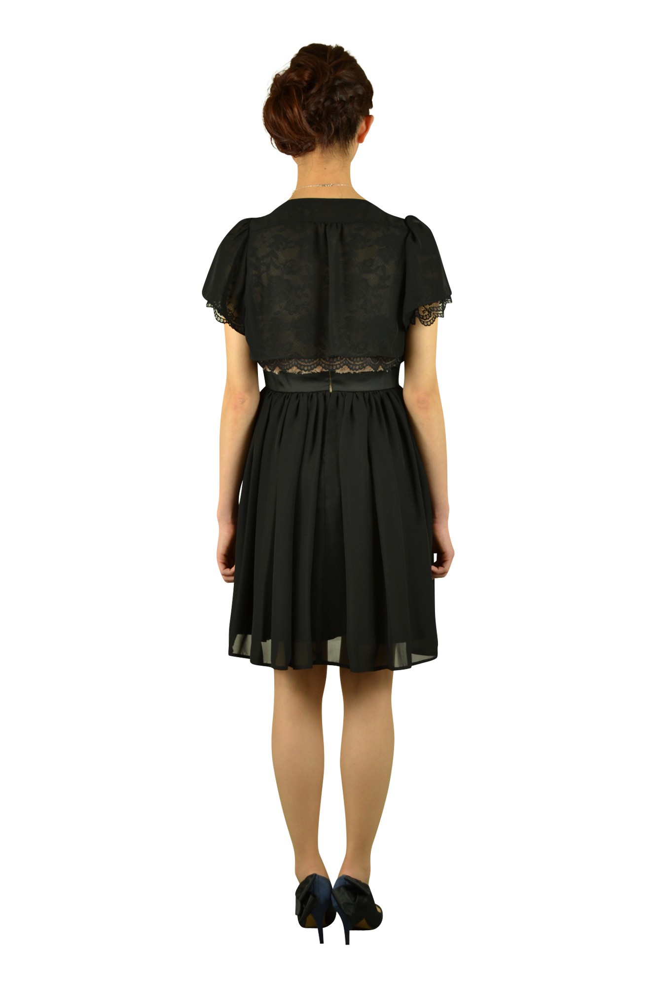 ローズモチーフ切り替えドレスセット