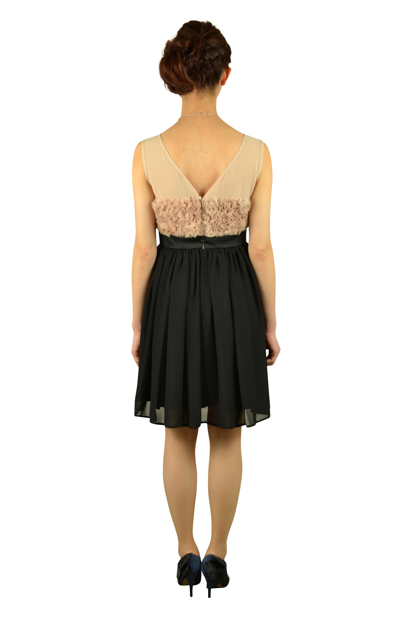 ローズモチーフ切り替えドレスセット