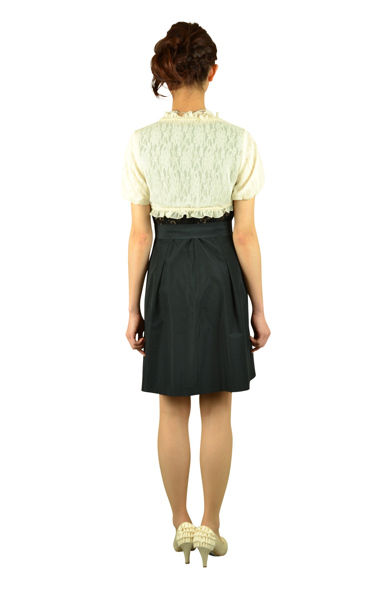 ブラックレース×ブラックドレスセット