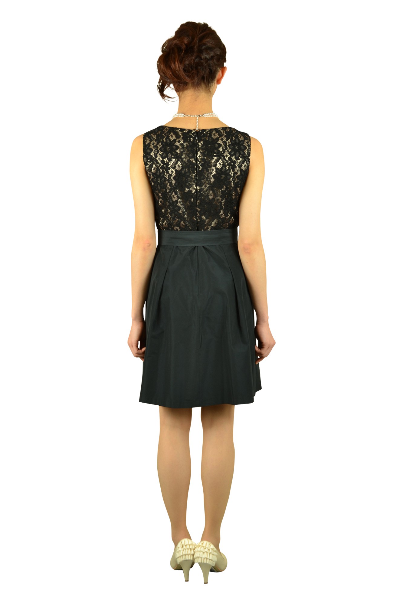 ブラックレース×ブラックドレスセット