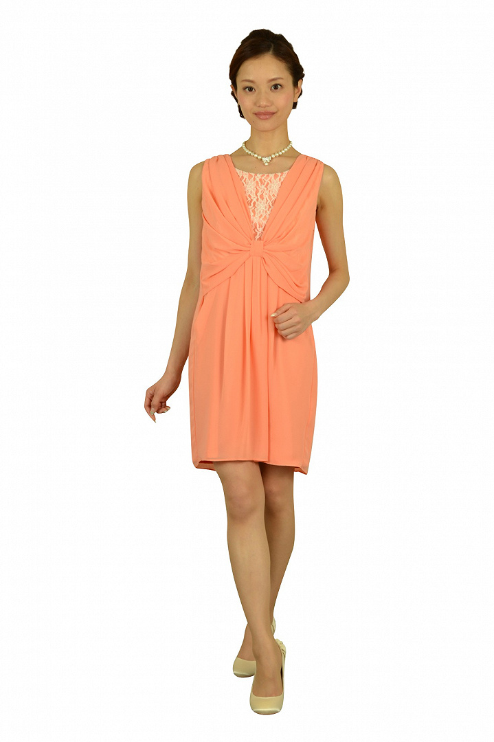 オレンジレースドレスセット