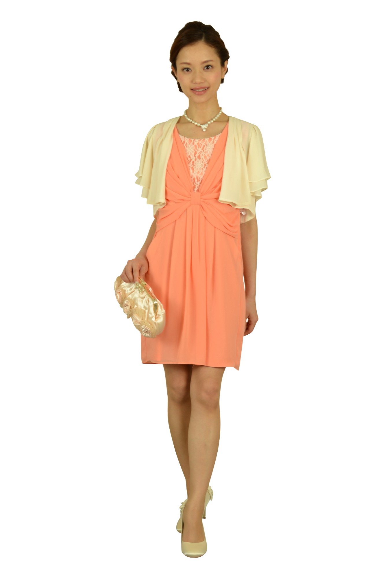 ローズサテンシャンパンバッグ