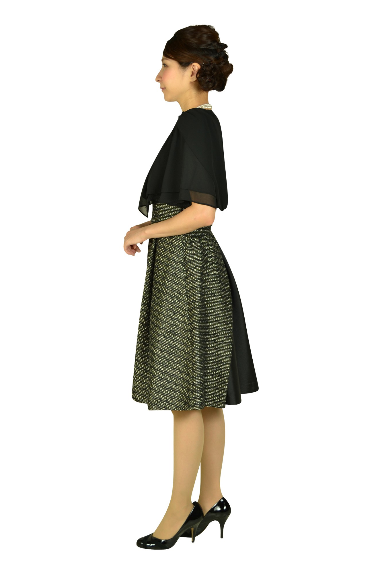 上品ツイードドレスセット