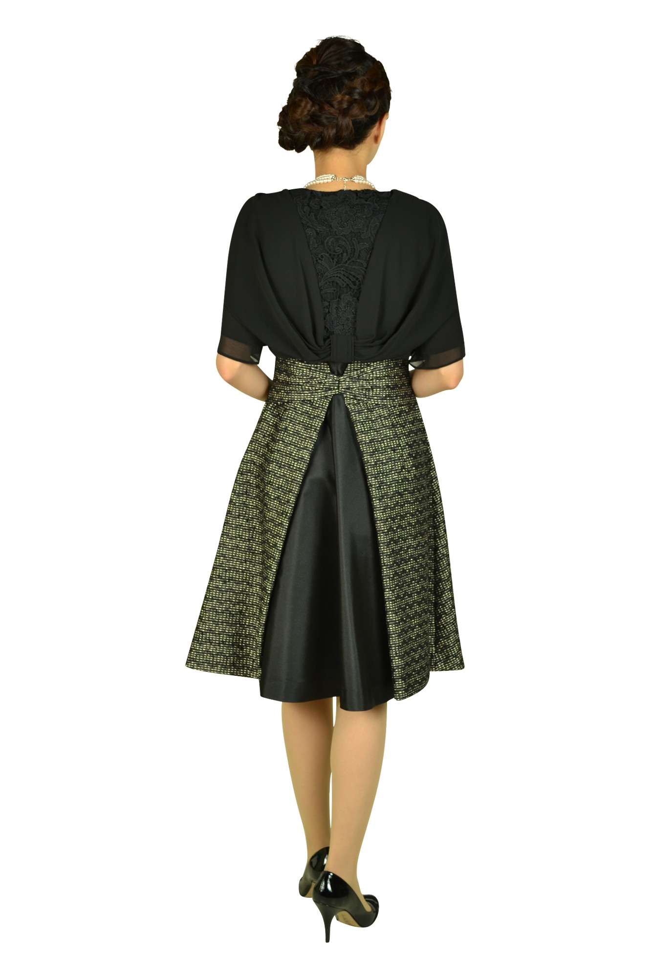 上品ツイードドレスセット