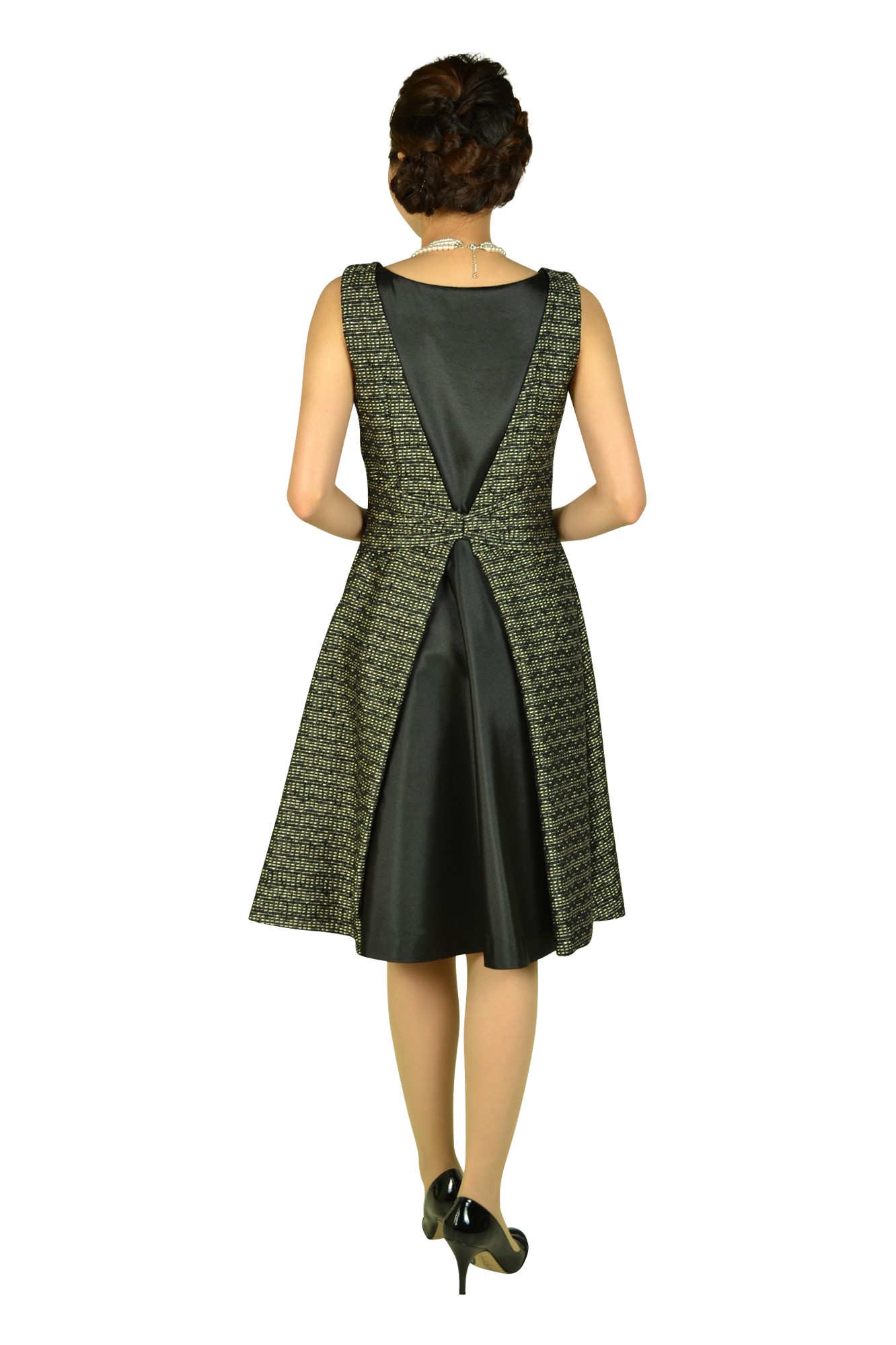 上品ツイードドレスセット