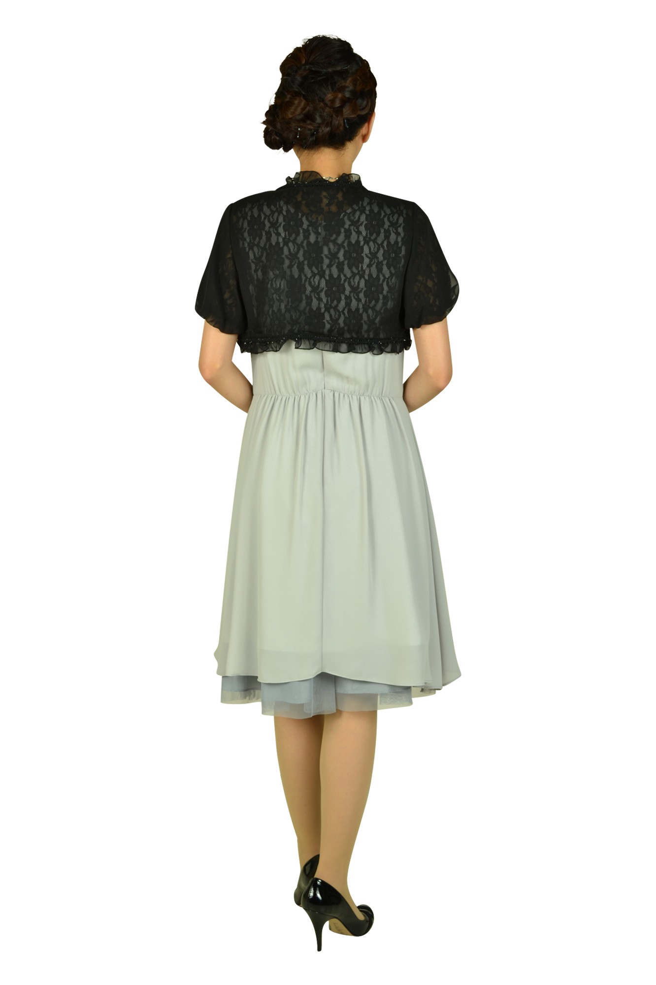 フェミニングレーフラワードレスセット