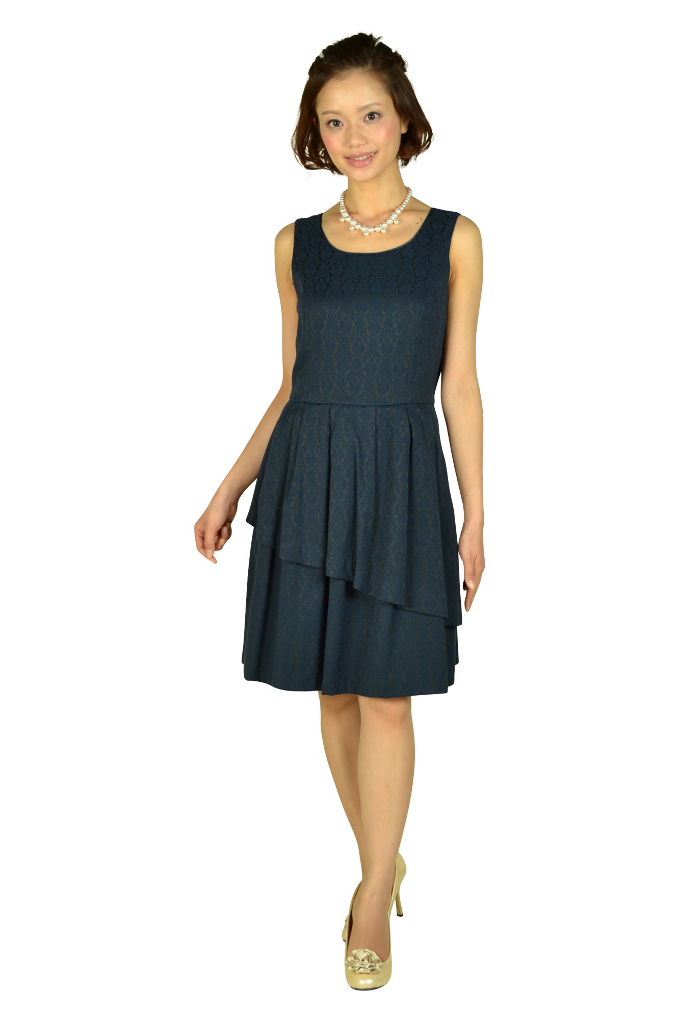 ネイビージャガードドレスセット