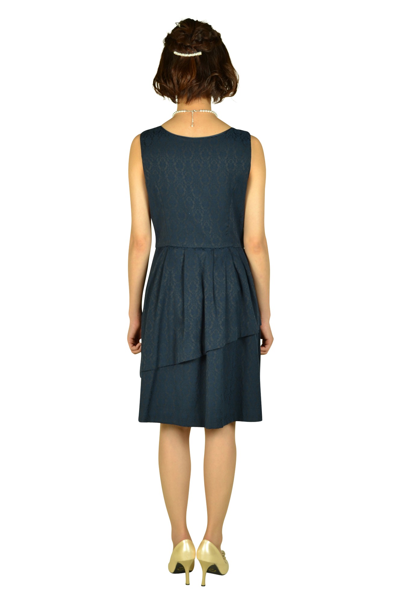 ネイビージャガードドレスセット