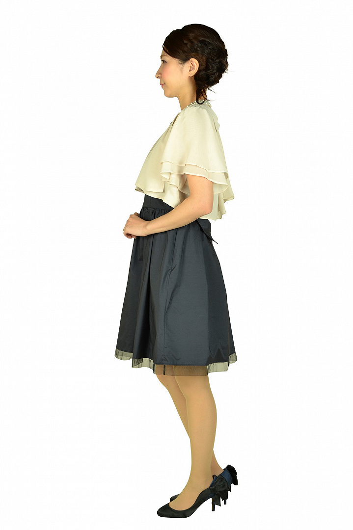 グログランリボンネイビードレスセット