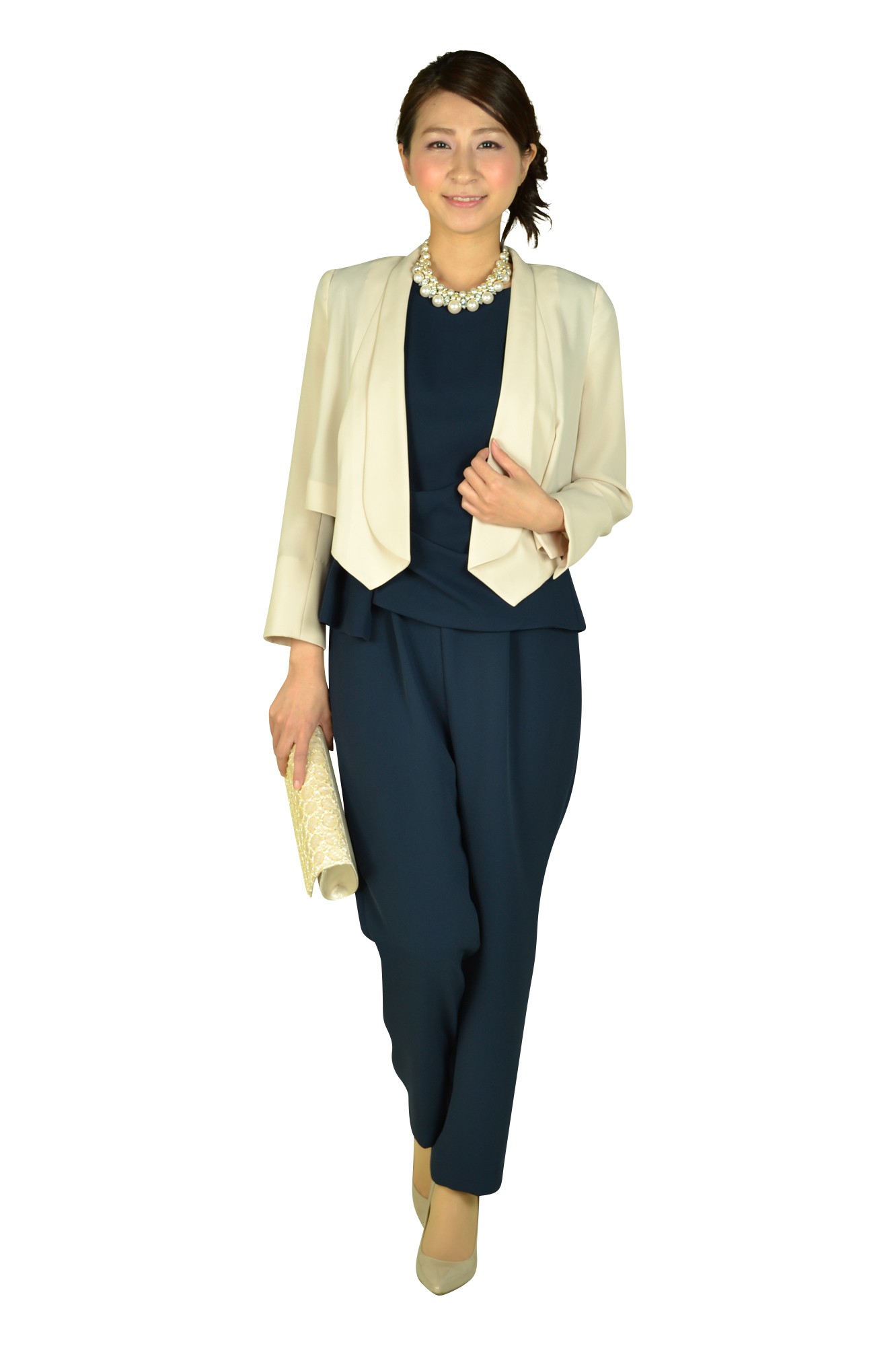 タックネイビーオールインワンセット