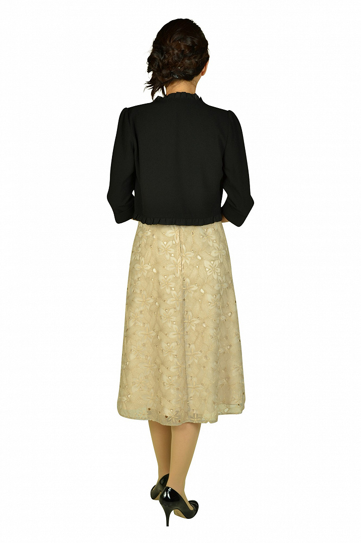 シャンパンミディドレスセット