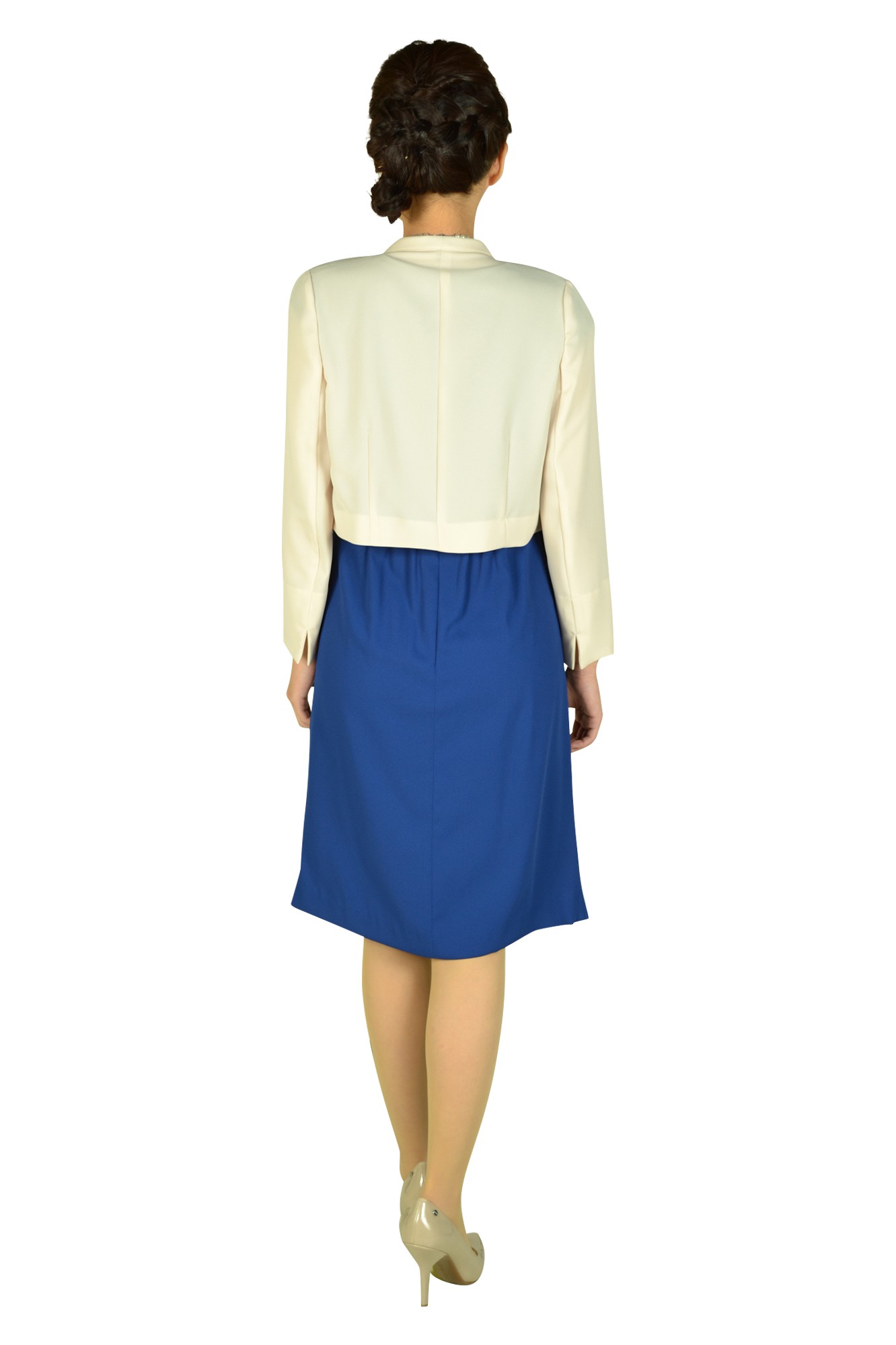 サイドドレープブルードレスセット