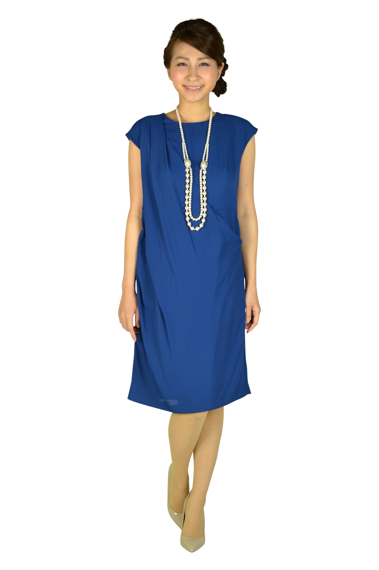 サイドドレープブルードレスセット