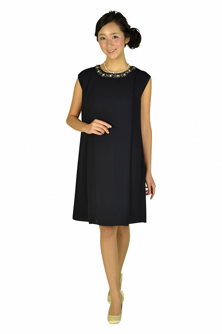 スモーキーネイビービジュドレスセット