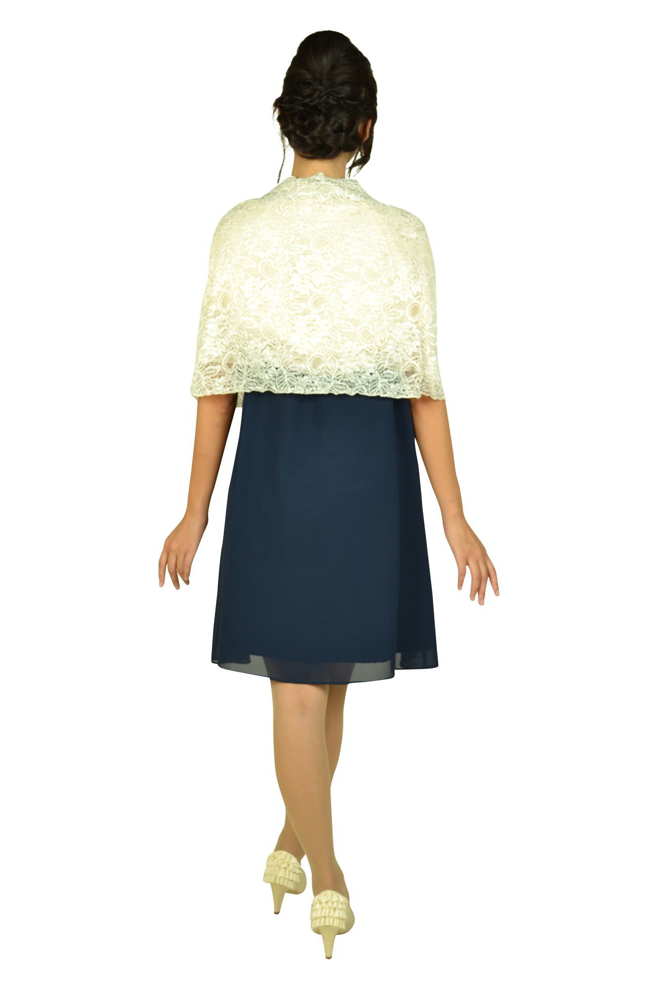 ネックビジュネイビードレスセット