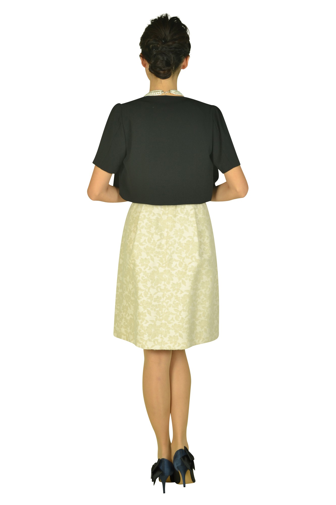 フラワースカートバイカラードレスセット