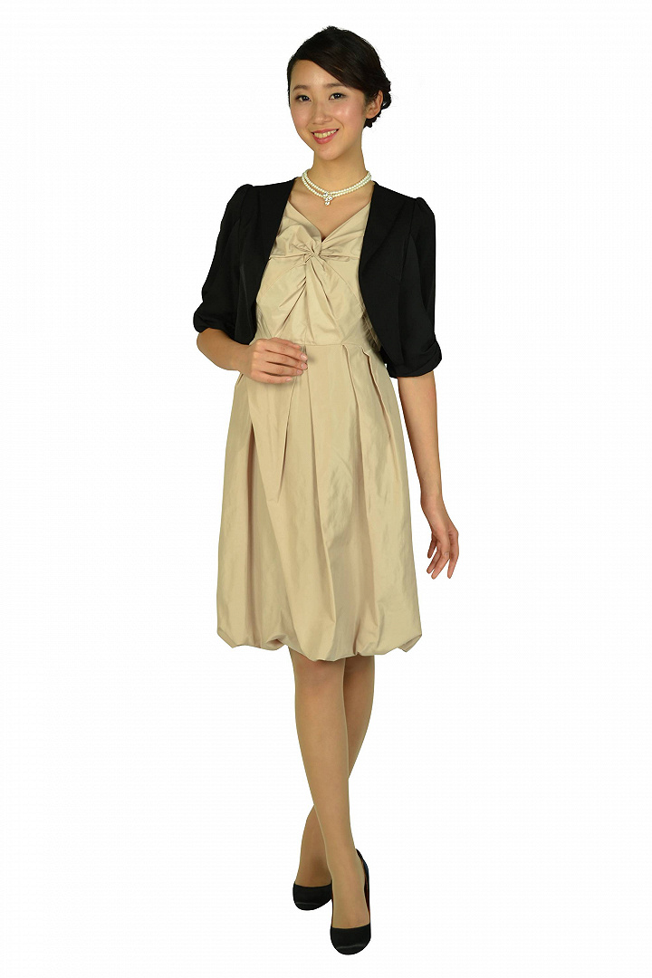 Apres Jour バルーンベージュドレスセット M をレンタル 結婚式パーティーのドレスレンタルはおしゃれコンシャス Apres Jour バルーンベージュドレスセット M をレンタル 結婚式パーティーのドレスレンタルはおしゃれコンシャス