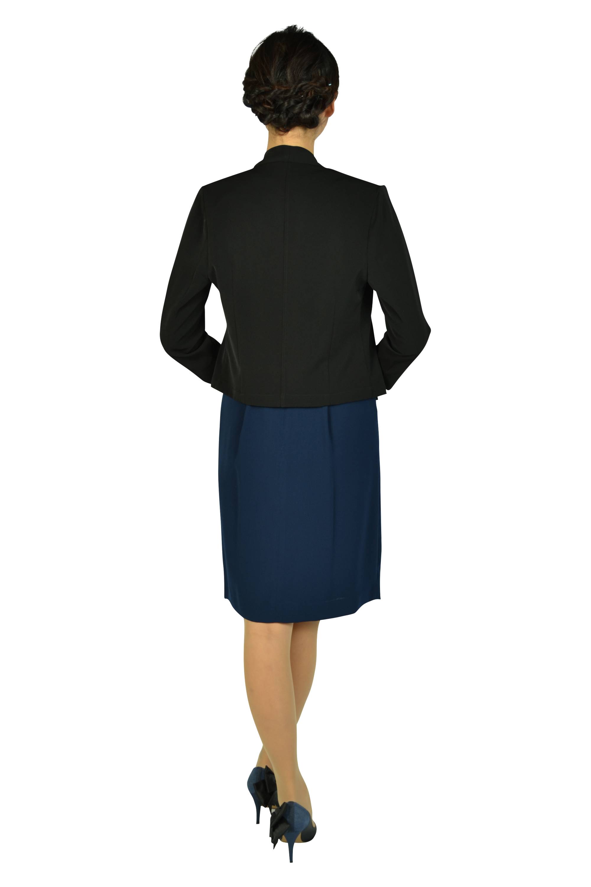 ぺプラムネイビードレスセット