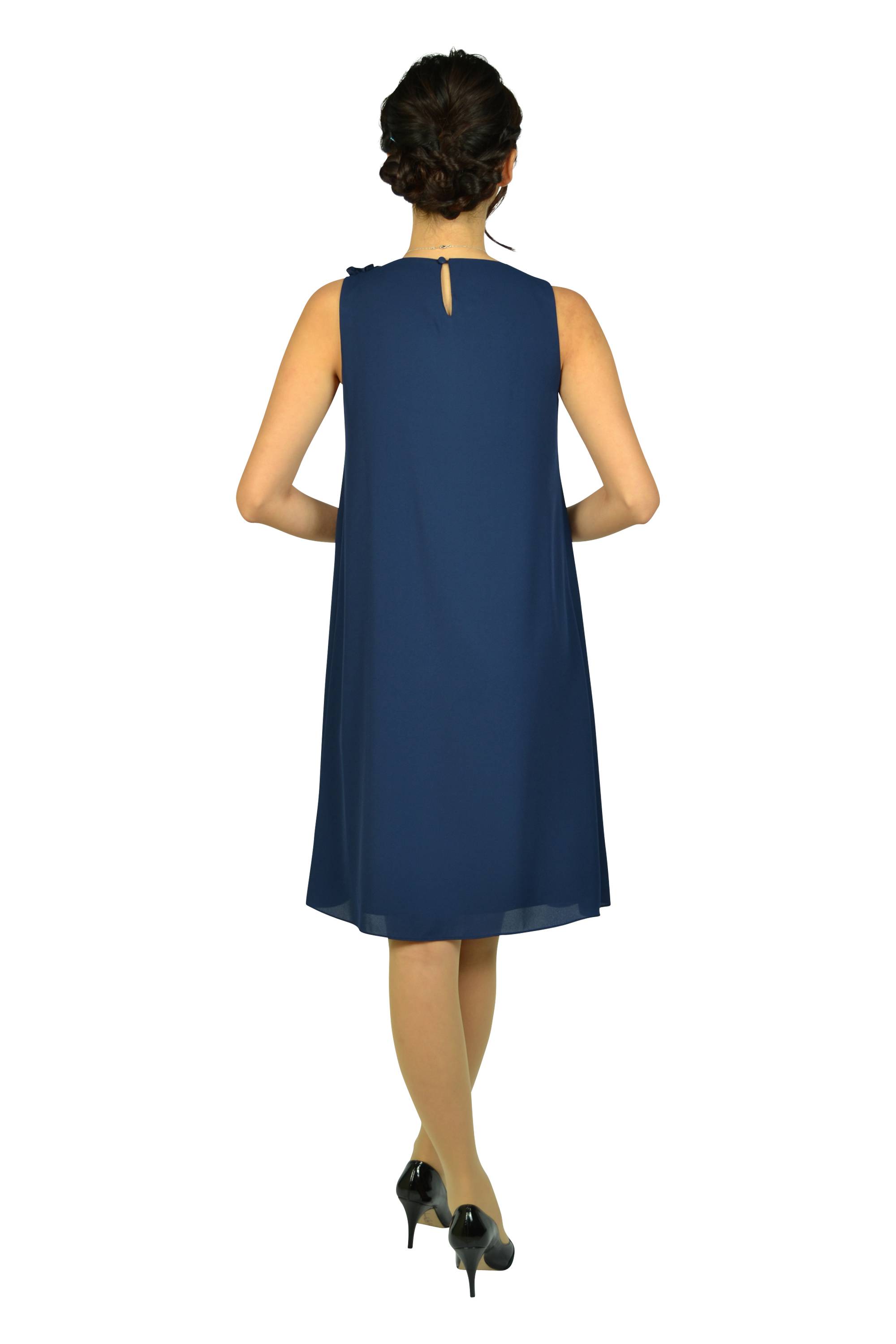 フラワーコサージュネイビードレスセット