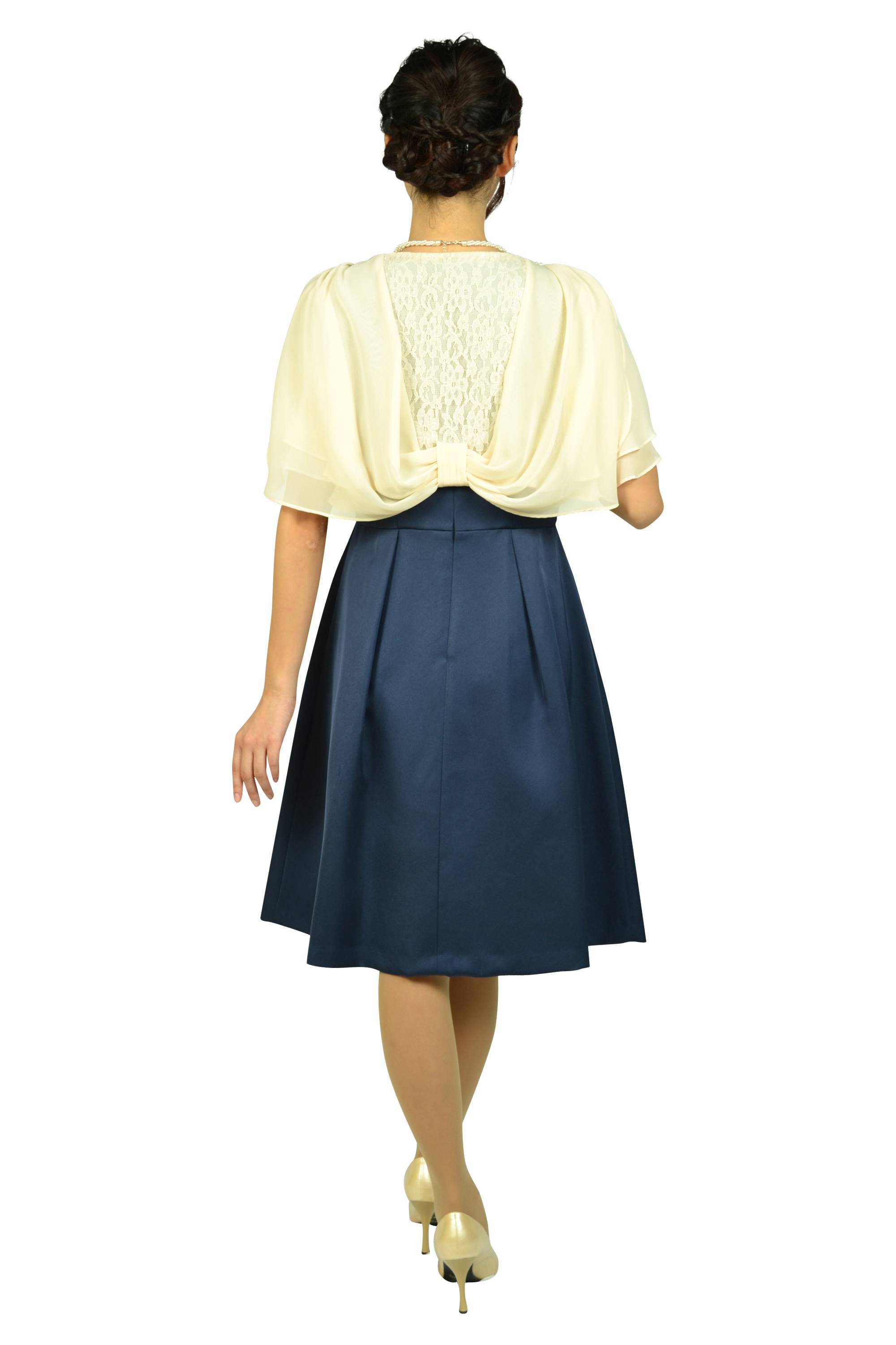 上質シンプルネイビードレスセット