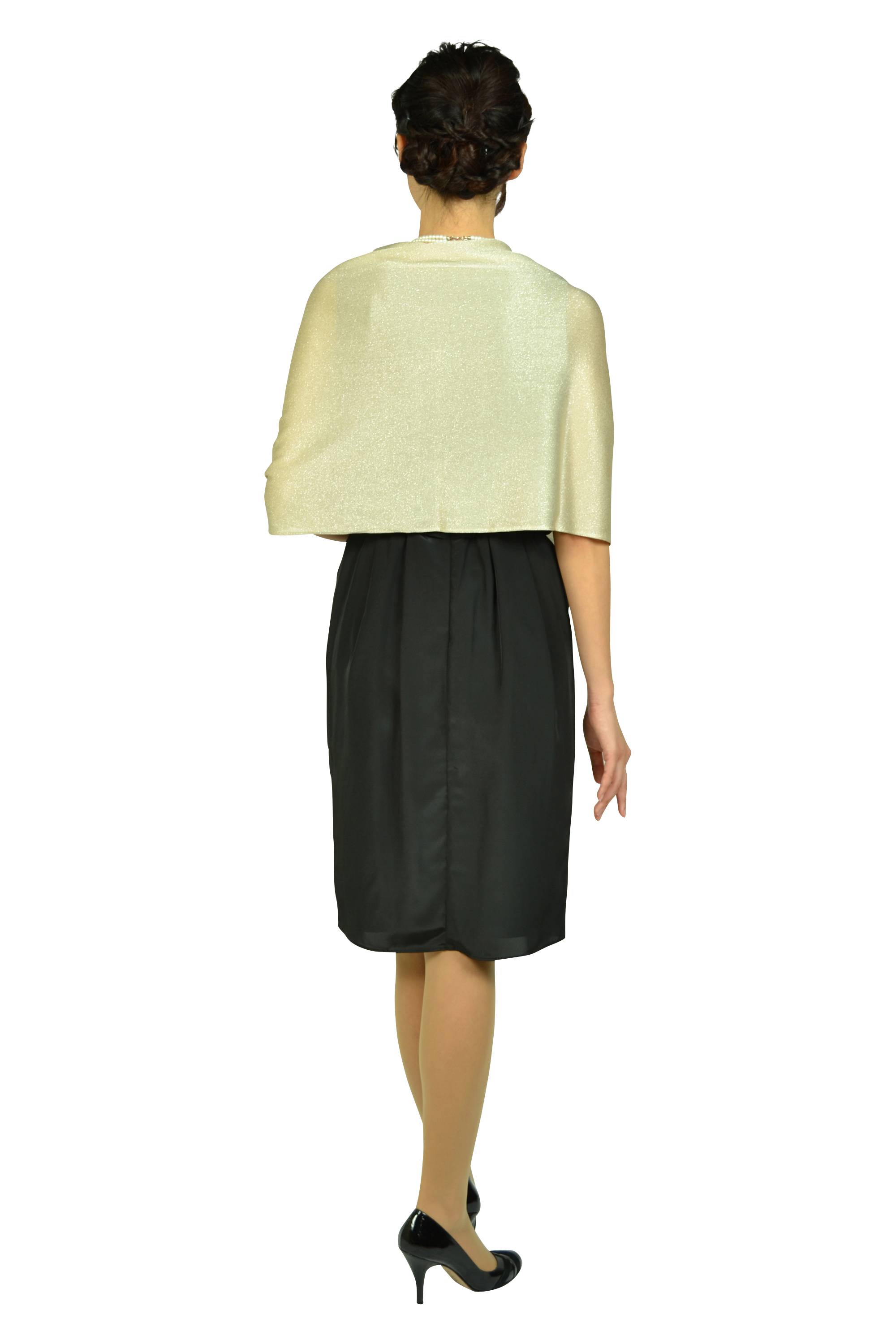 Iラインタックブラックドレスセット