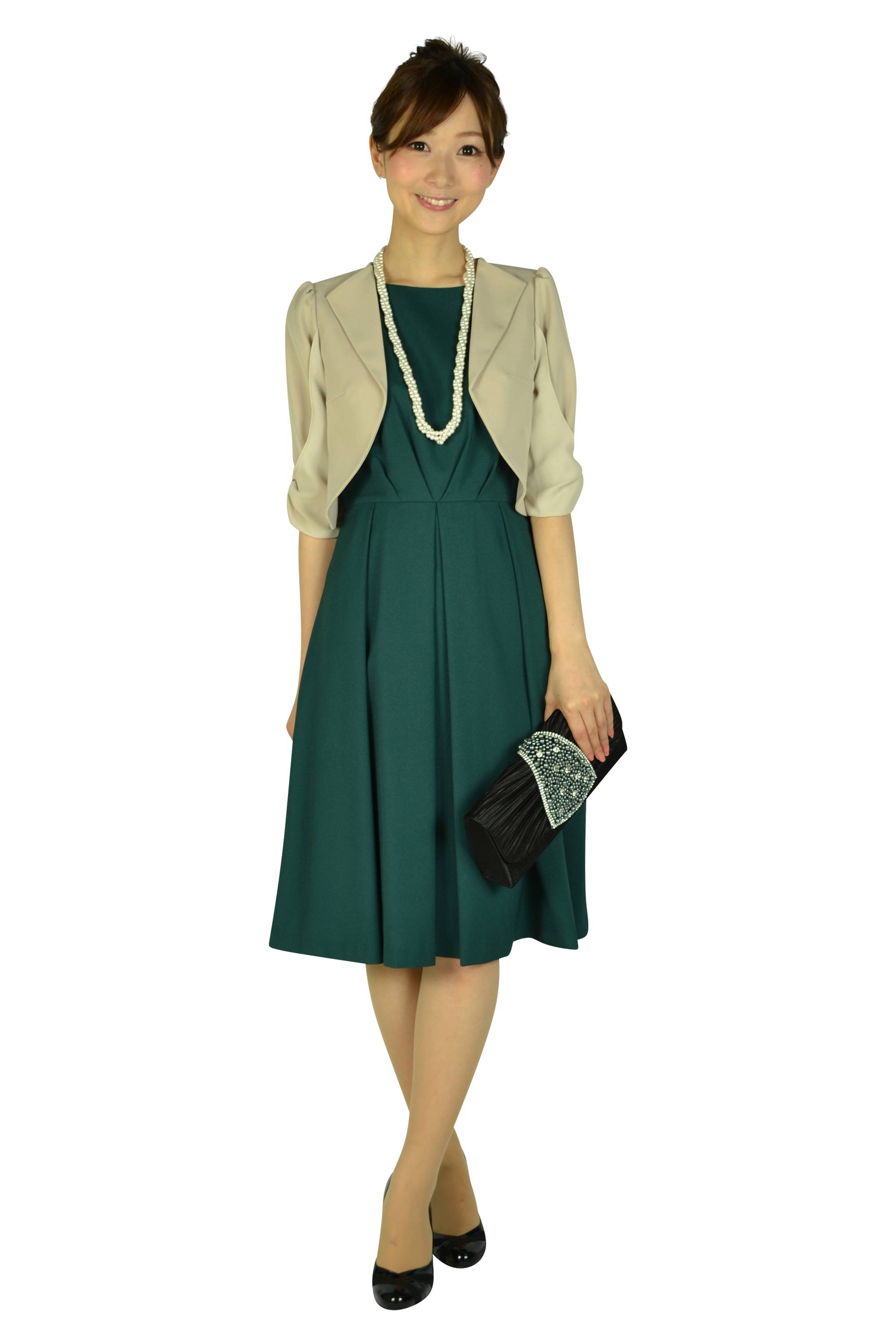 シンプルグリーンドレスセット