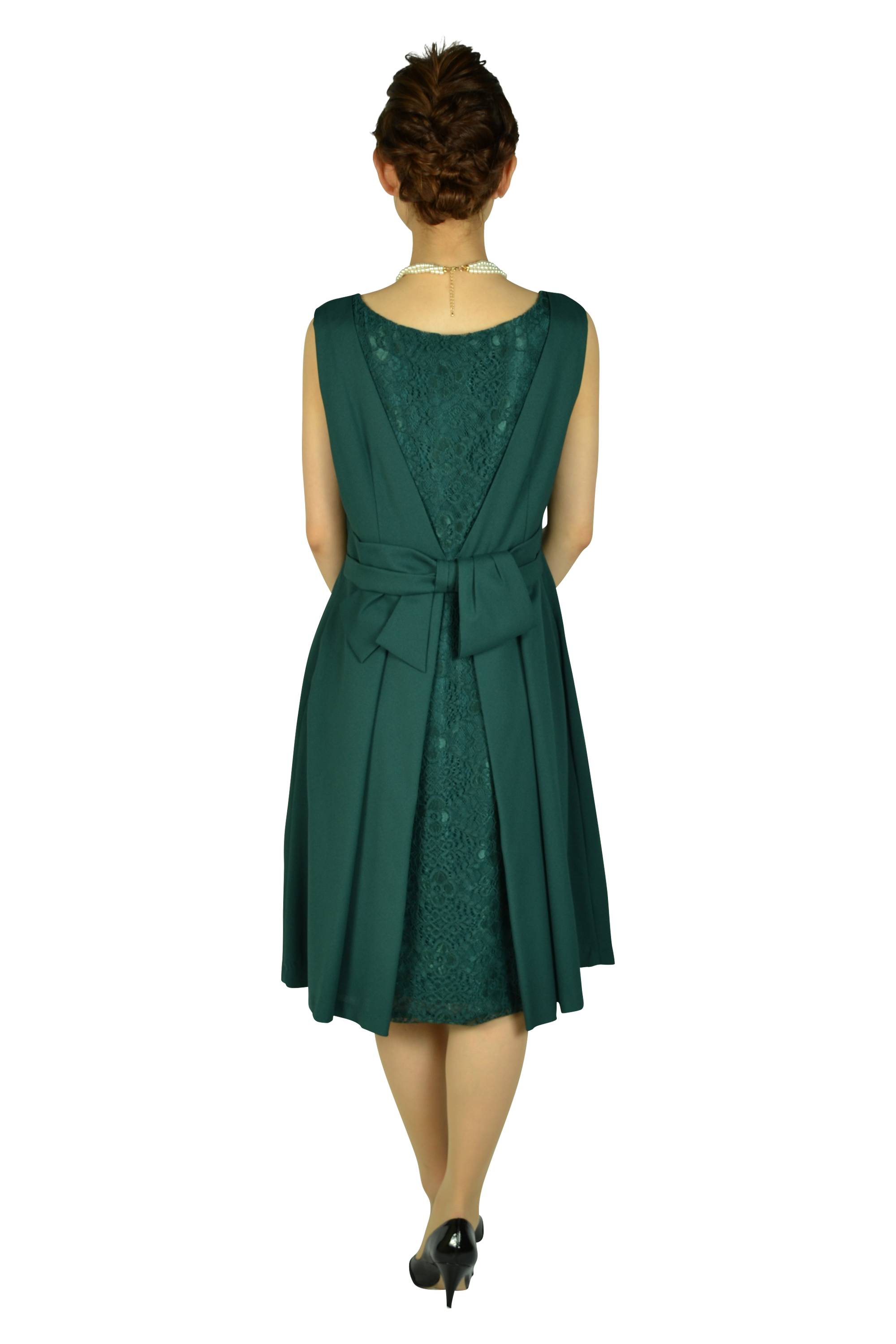 シンプルグリーンドレスセット