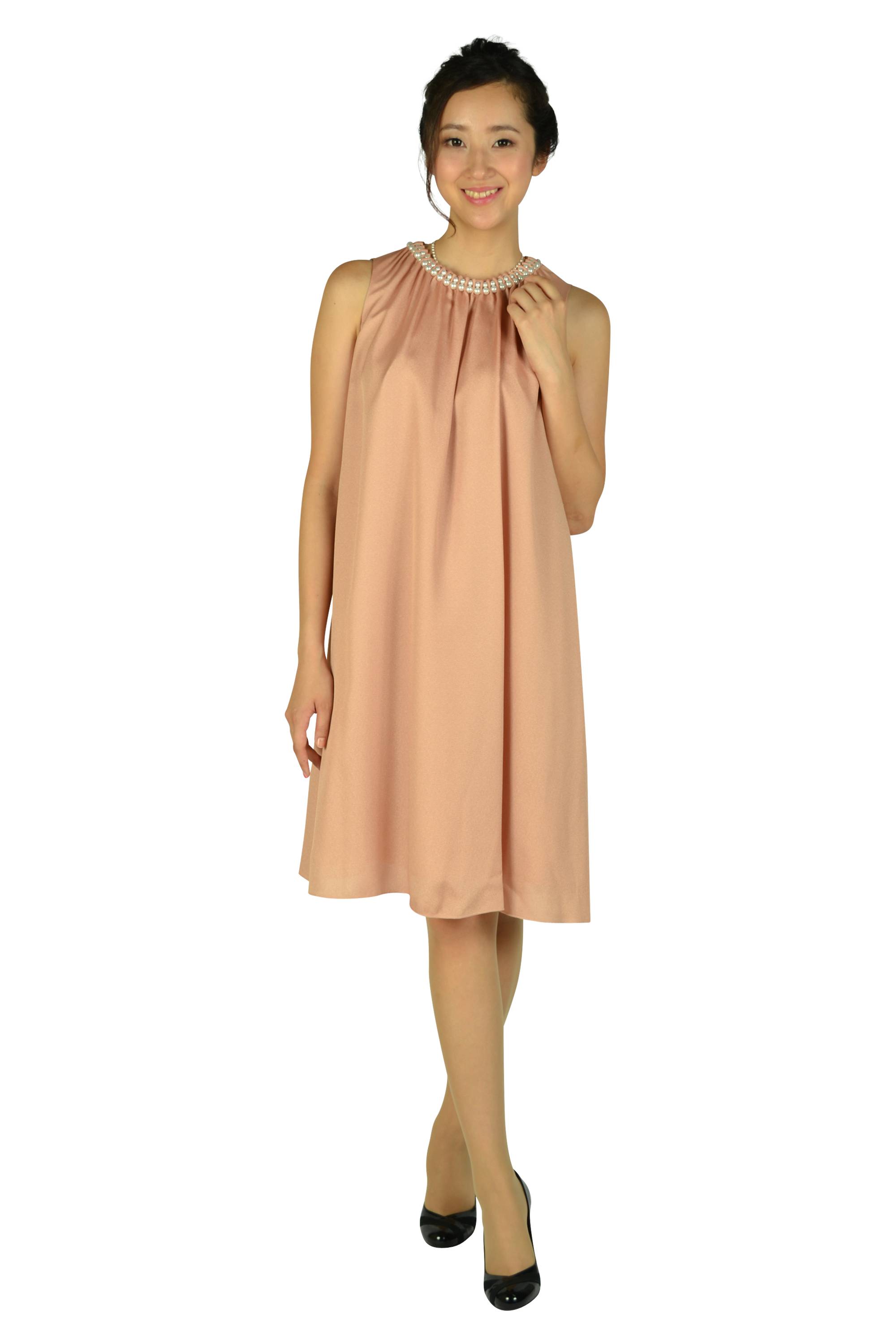 パールビジュゴールドオレンジドレスセット