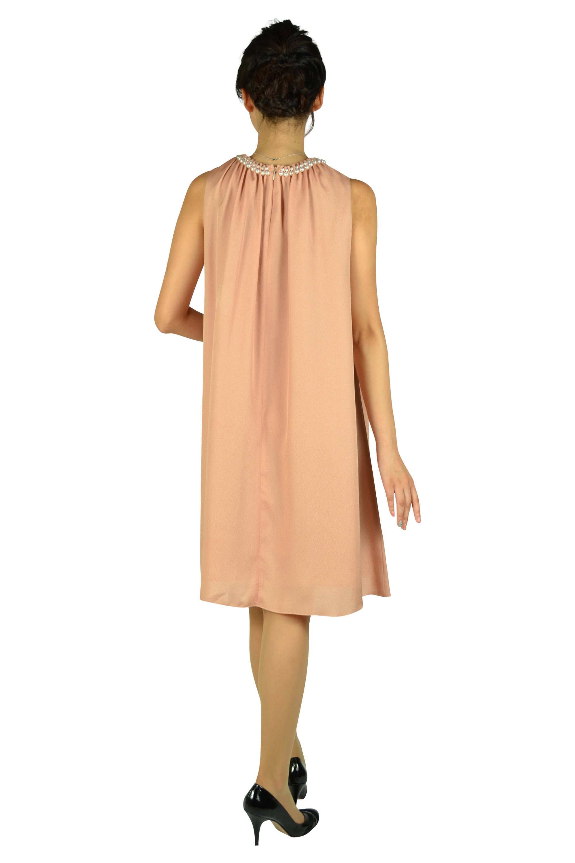 パールビジュゴールドオレンジドレスセット