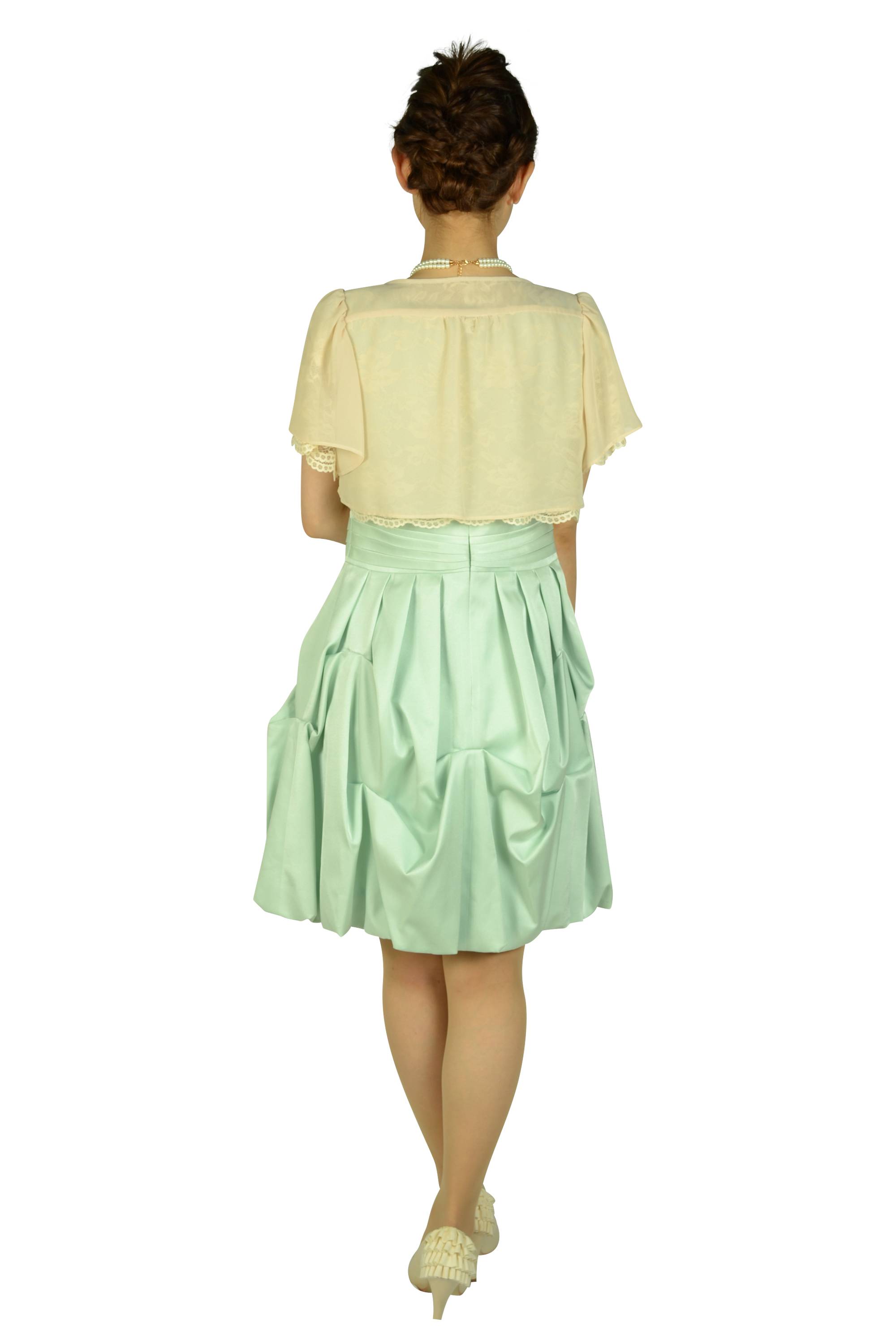 淡グリーンバルーンSKドレスセット