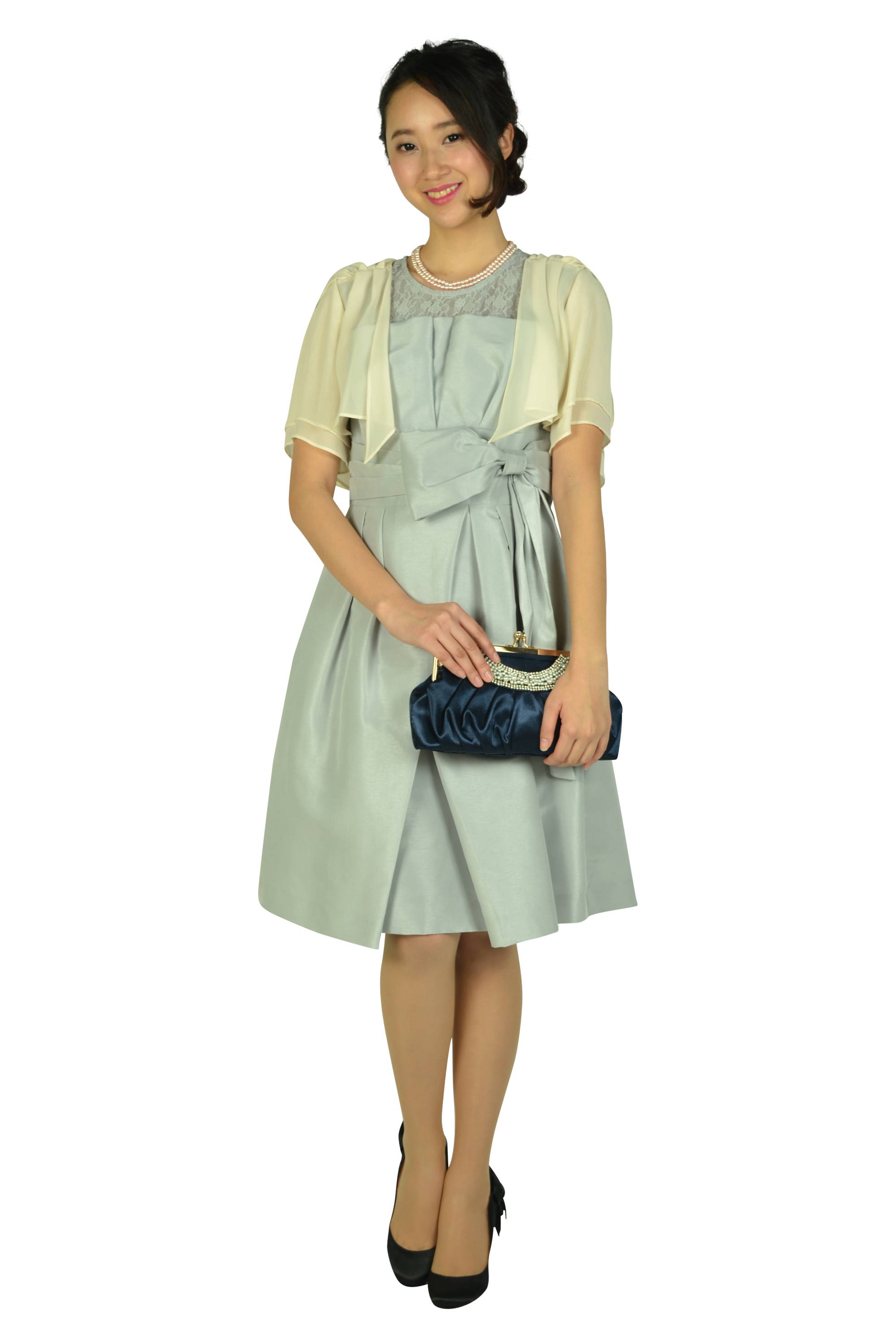 豪華パールビジュネイビーバッグ