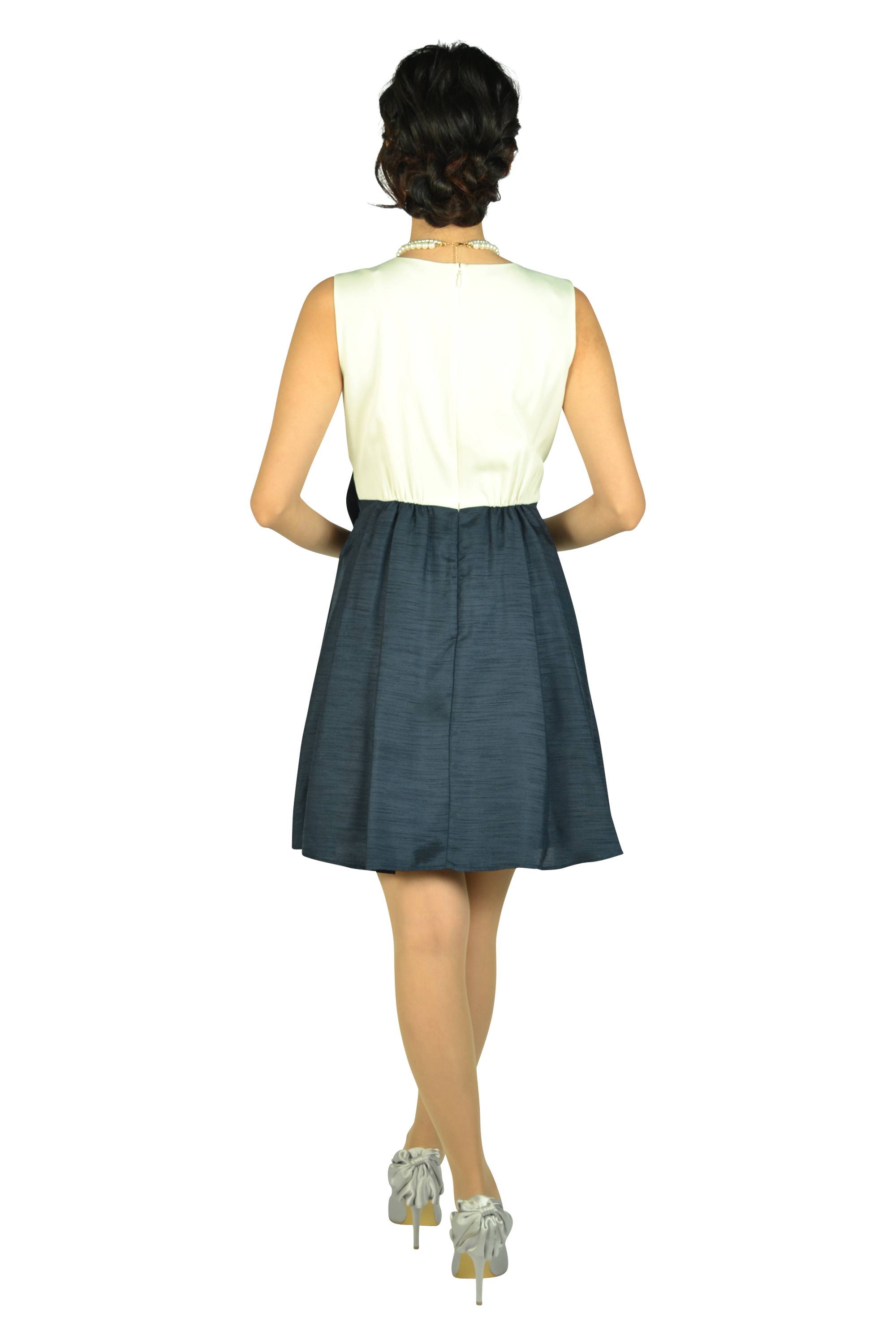 ガーリースタイルバイカラードレスセット