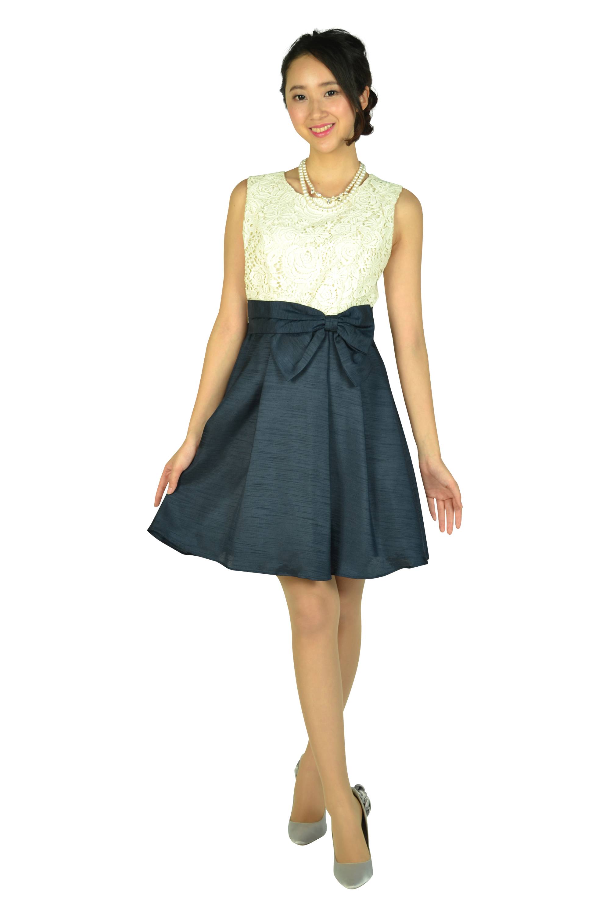 ガーリースタイルバイカラードレスセット