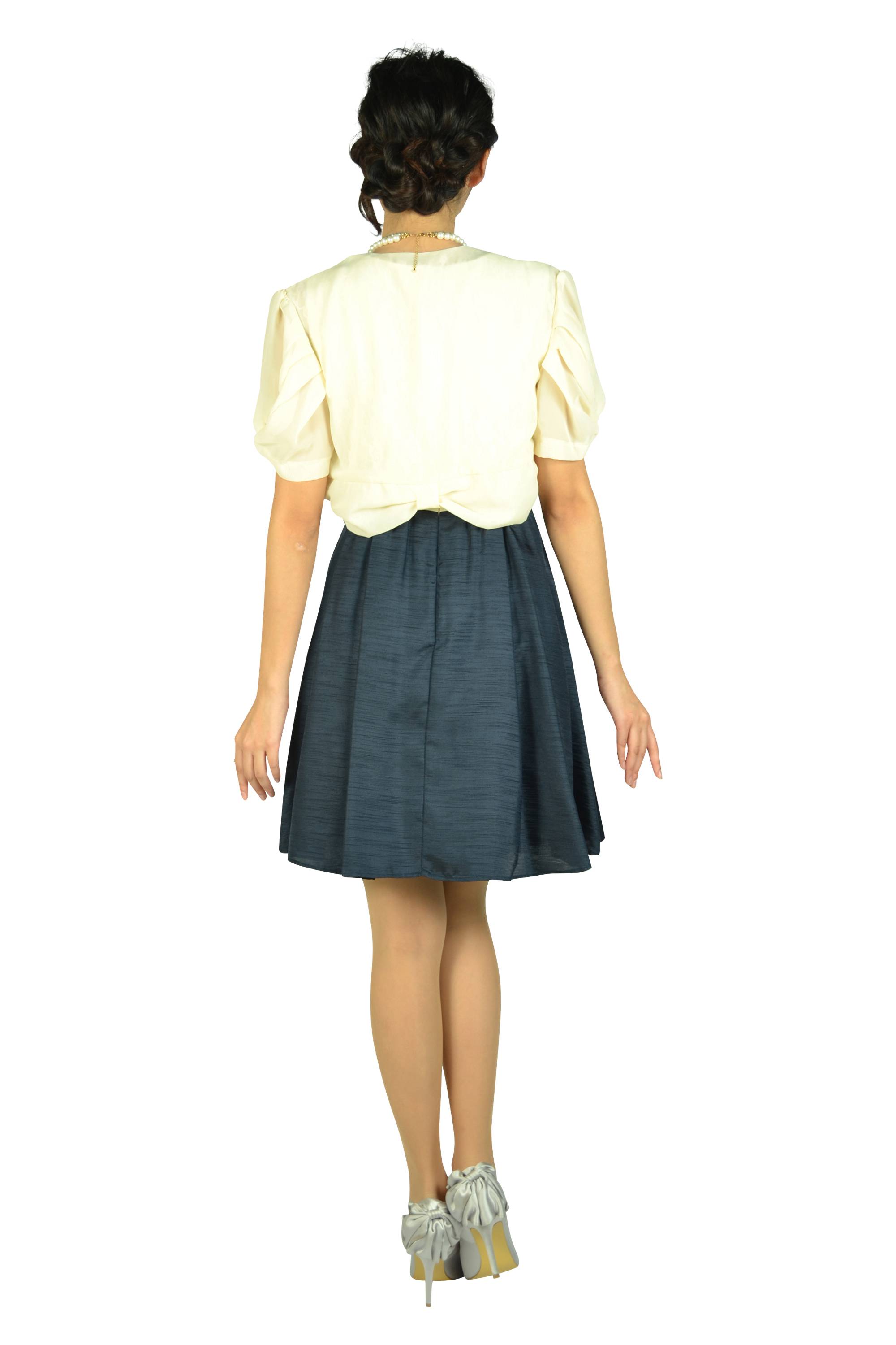 ガーリースタイルバイカラードレスセット