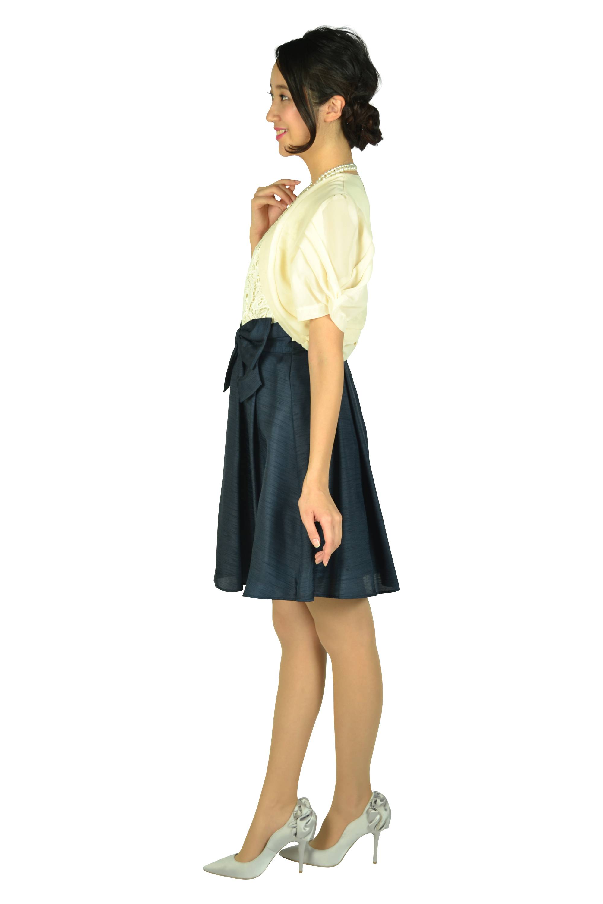 ガーリースタイルバイカラードレスセット