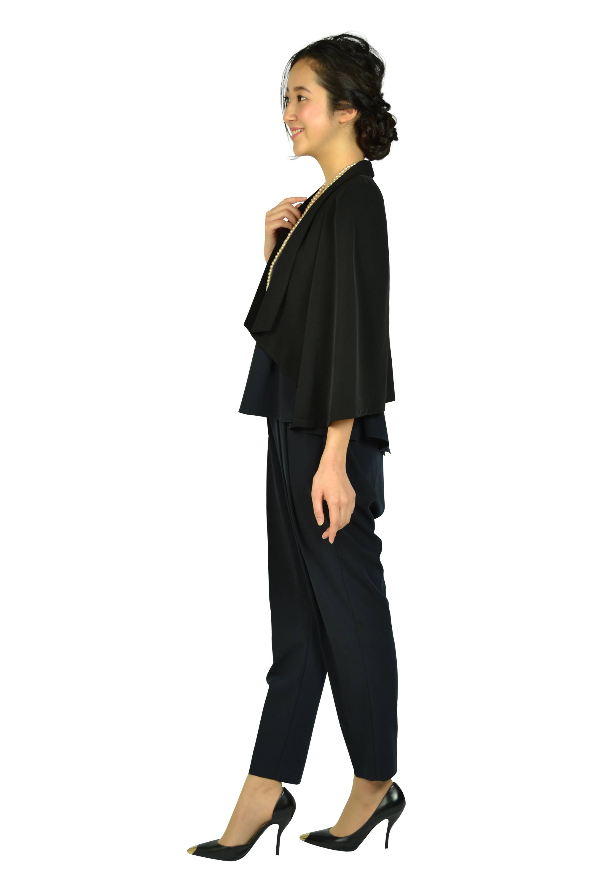 フレアトップネイビーオールインワンセット