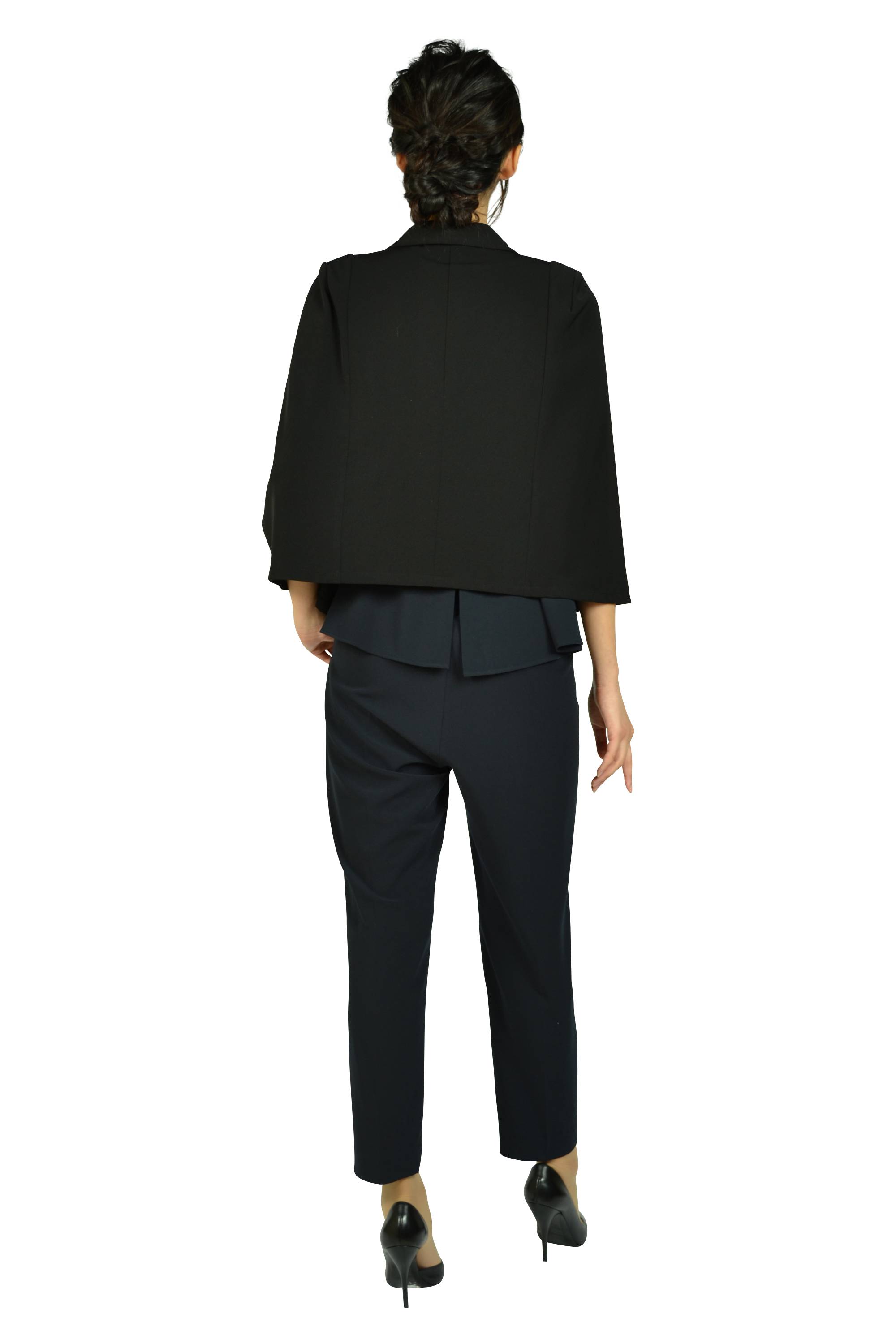 フレアトップネイビーオールインワンセット