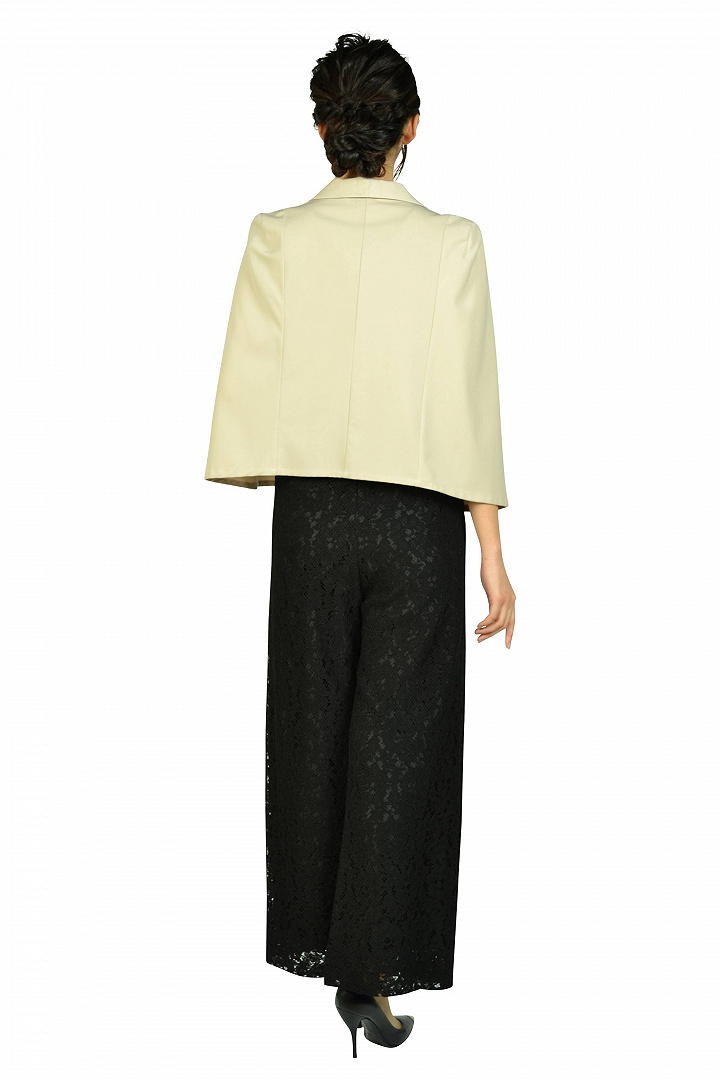 スタイリッシュブラックオールインワンドレスセット