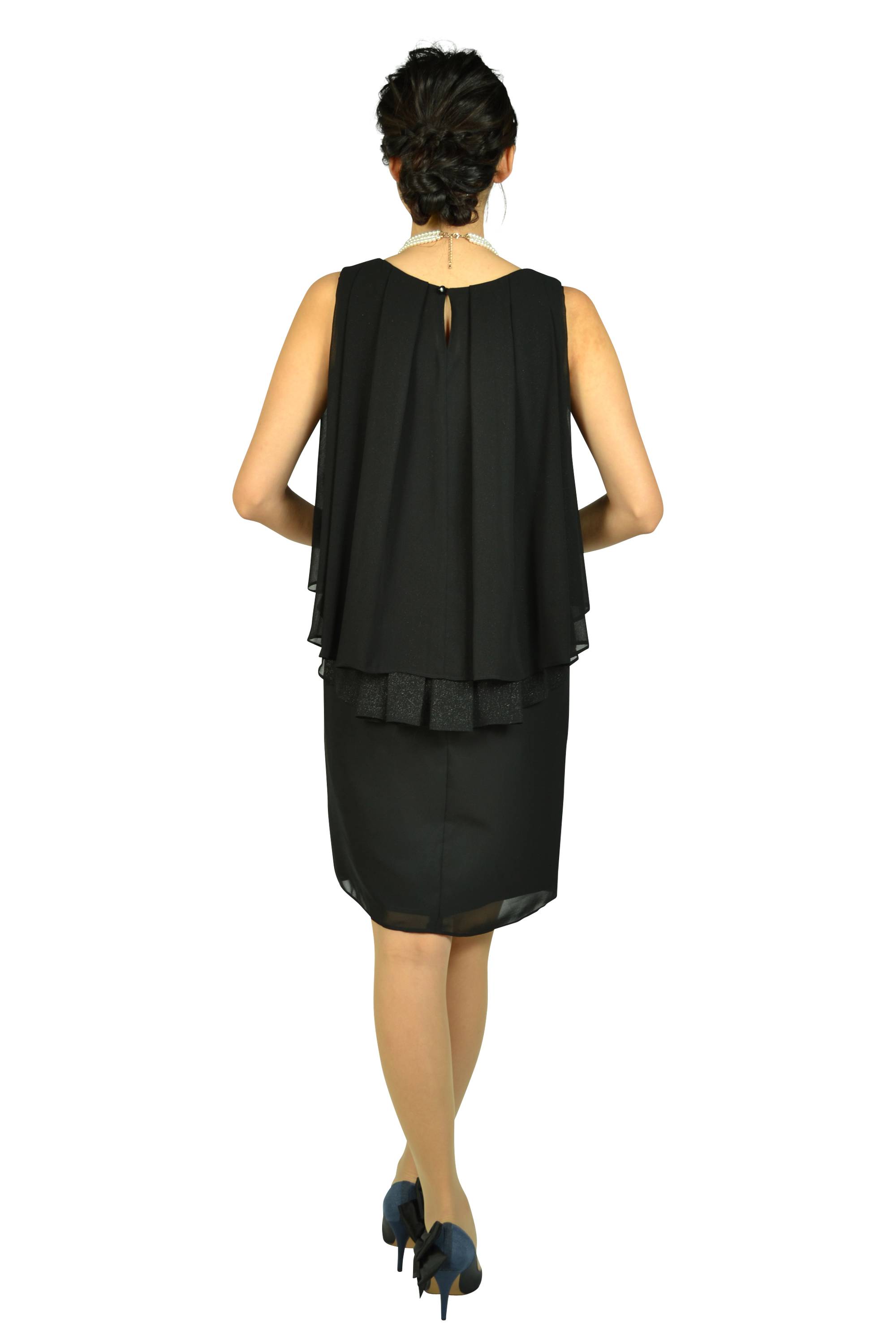 シフォントップブラックドレスセット