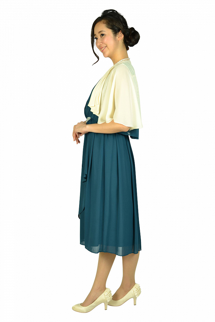 ウェストパールグリーンドレスセット