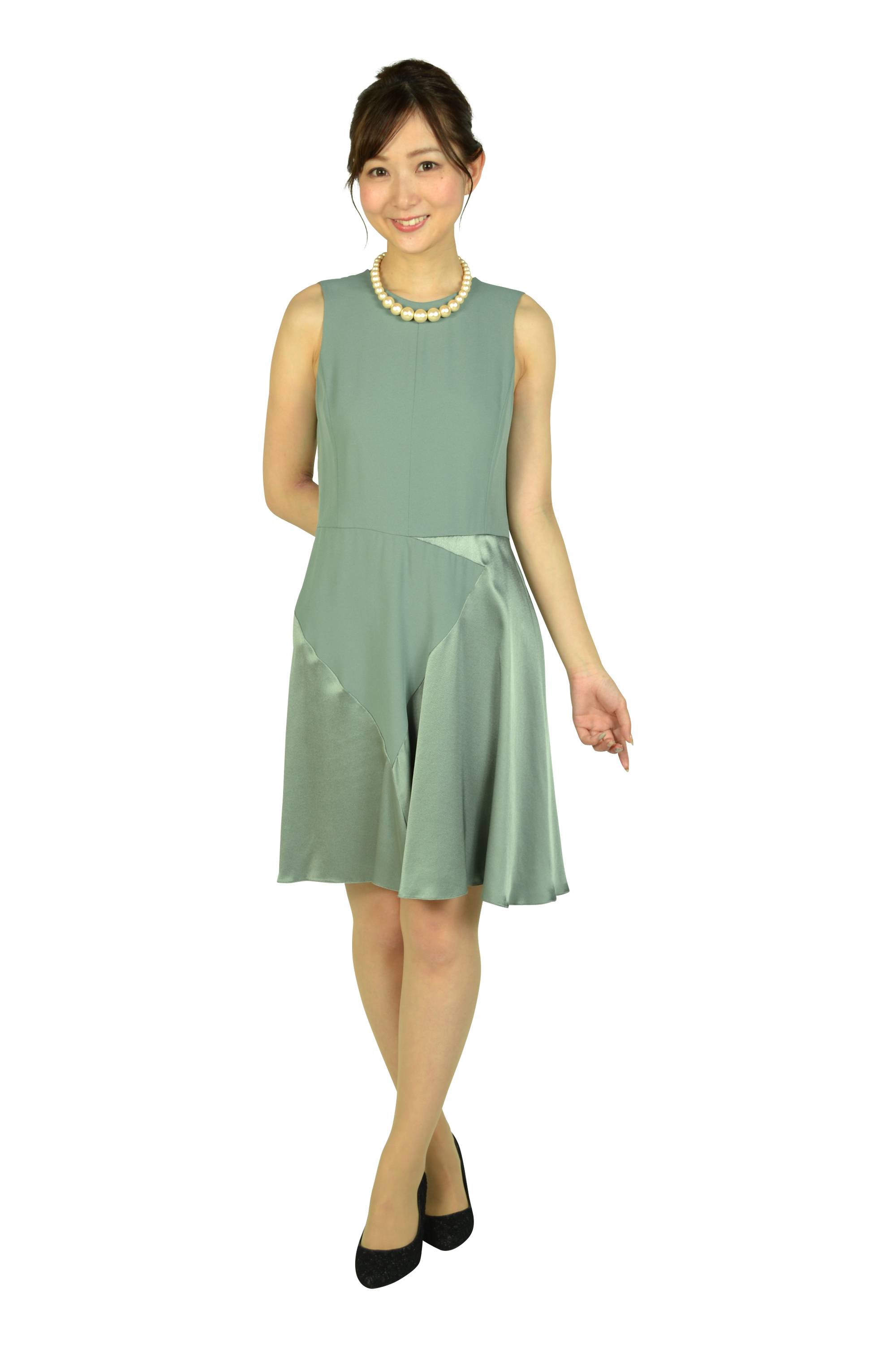 デザインフレアモスグリーンドレスセット