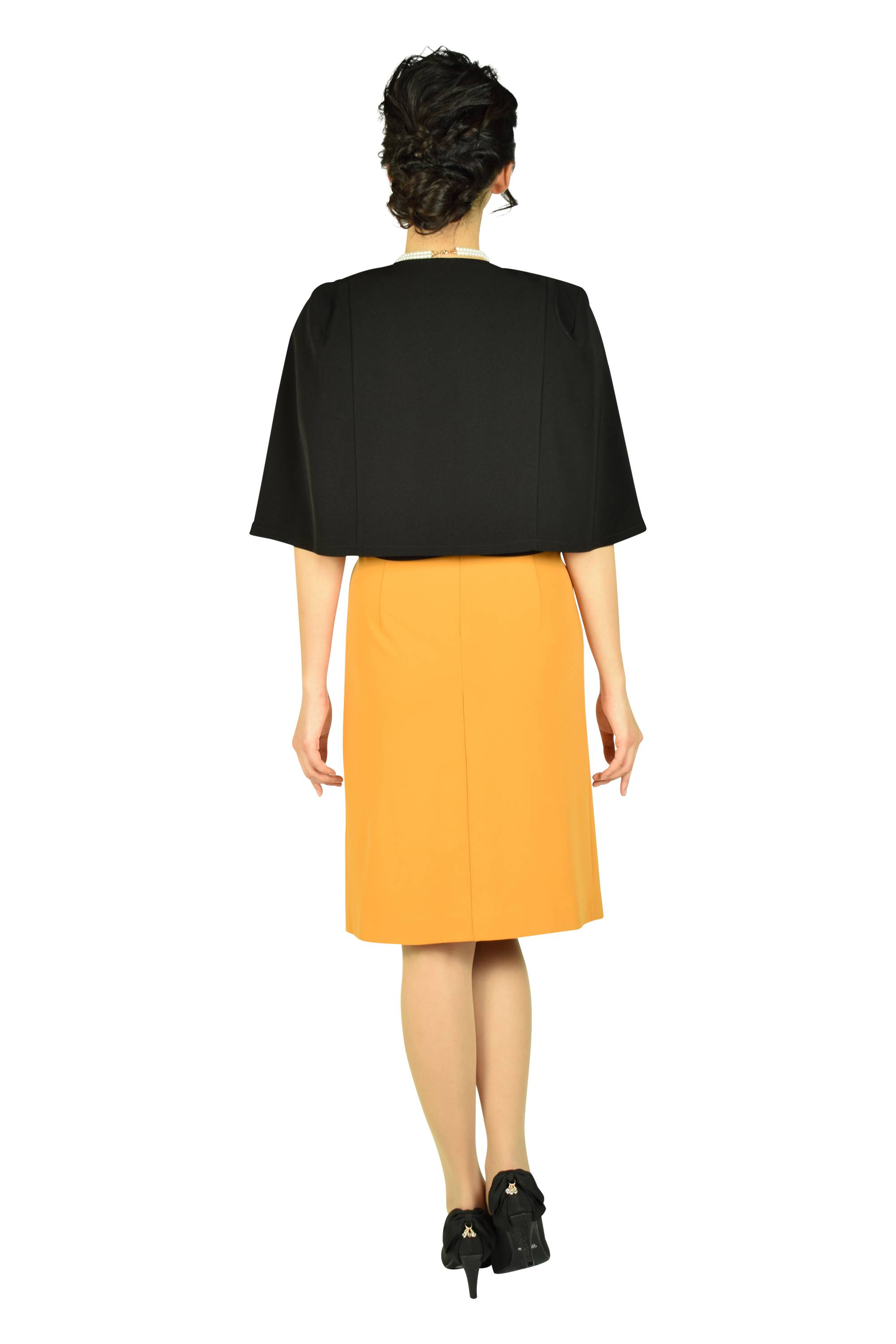 ウエストタックマスタードドレスセット