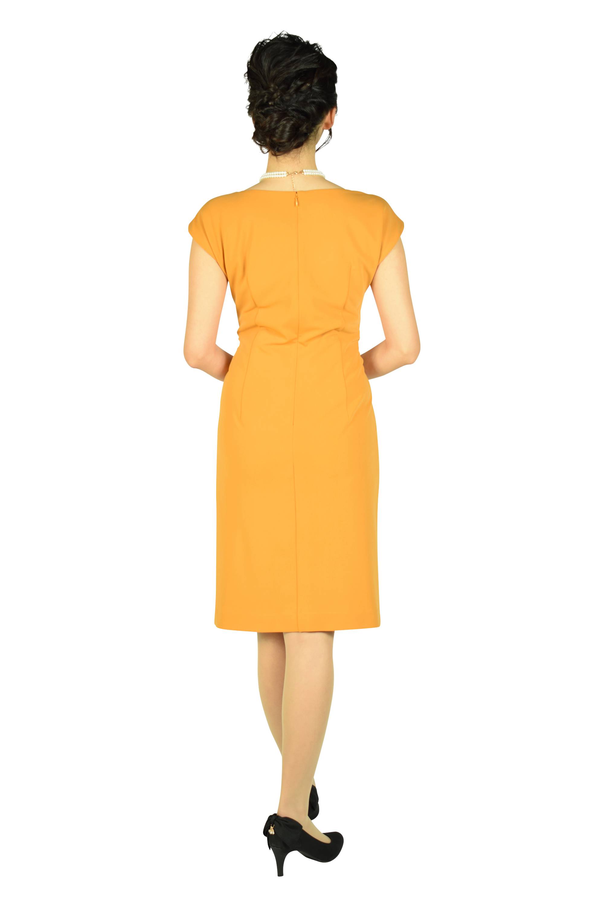 ウエストタックマスタードドレスセット